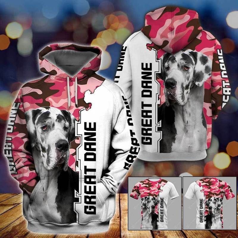 Gift For Dog Lover Great Dane Dog All Over Printed