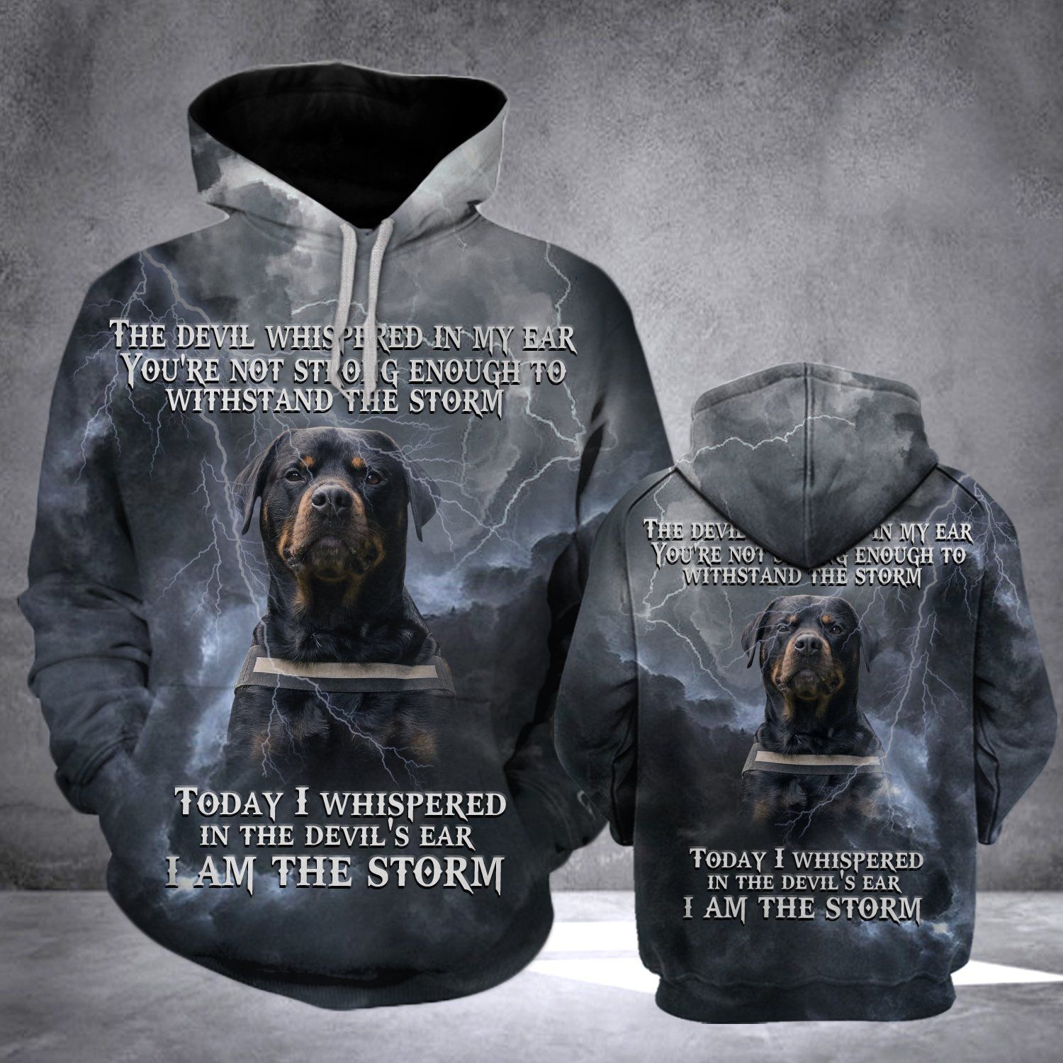 Gift For Dog Lover ROTTWEILER STORM LMT