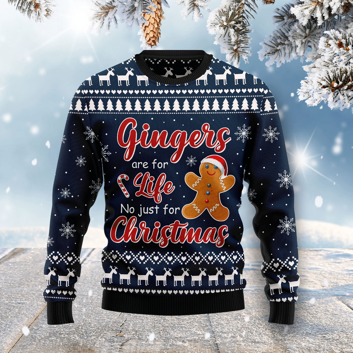 Gingers Are For Life Not Just For Christmas Ugly Christmas Sweater- Best Christmas Gifts 2023