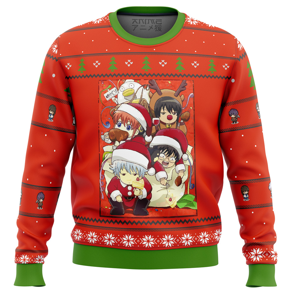 Gintama Holiday Christmas Sweater- Best Christmas Gifts 2023