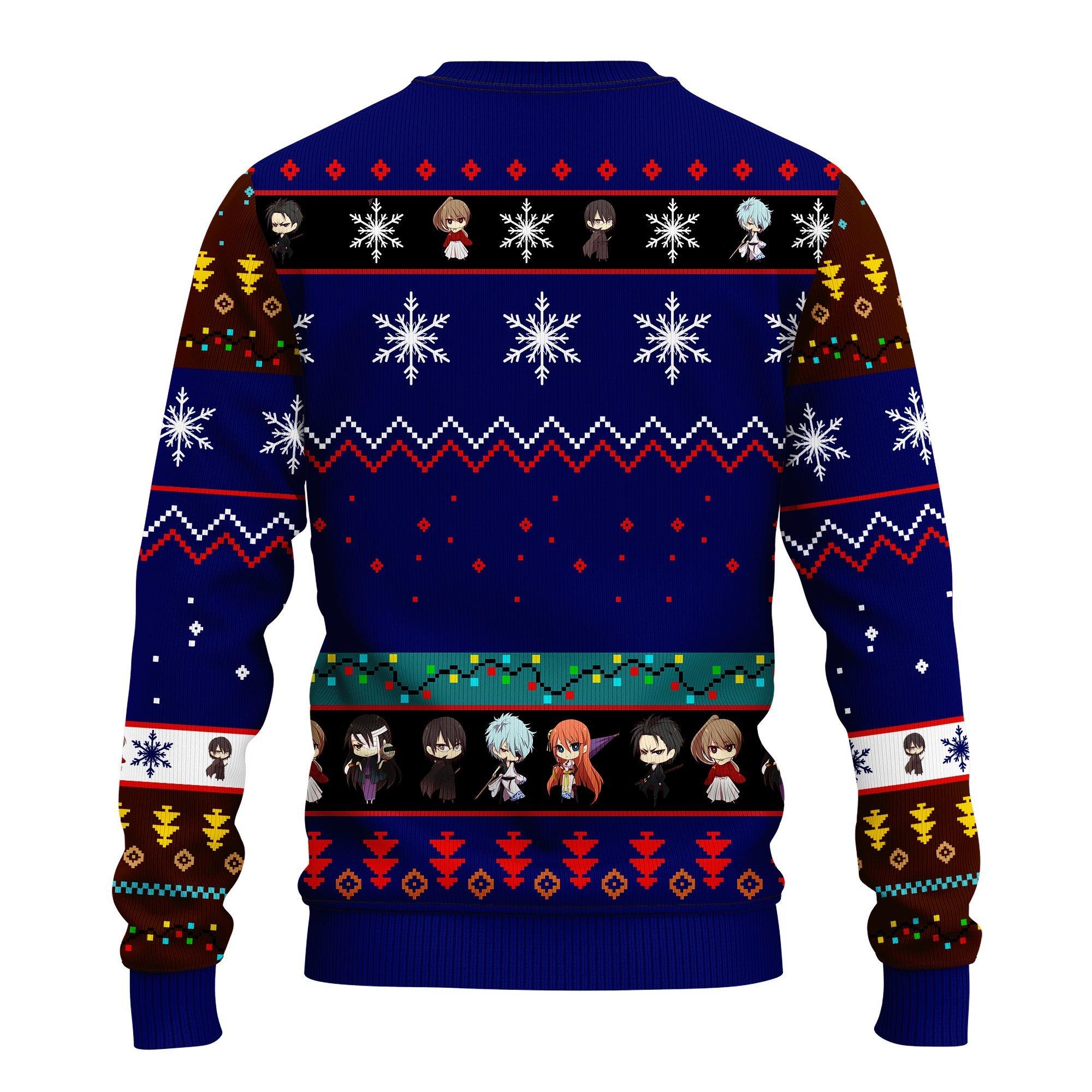 Gintama Ugly Christmas Sweater 263- Best Christmas Gifts 2023