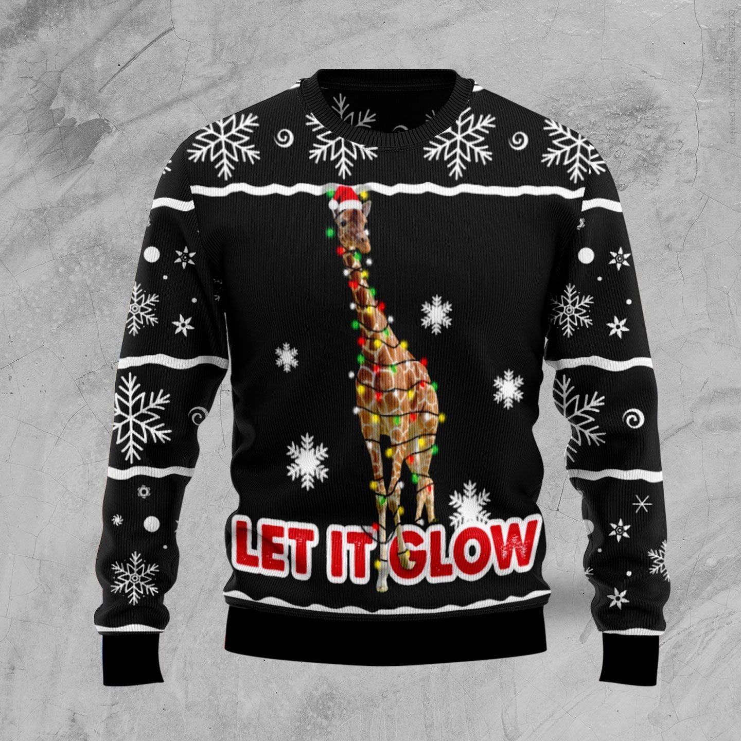 Giraffe Makes Me Happy Christmas Ugly Christmas Sweater- Best Christmas Gifts 2023