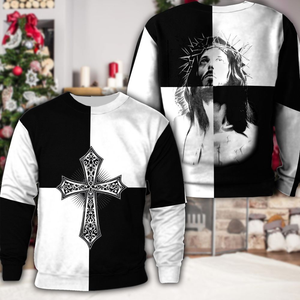 God Nvdntnz Ugly Christmas Sweater- Best Christmas Gifts 2023