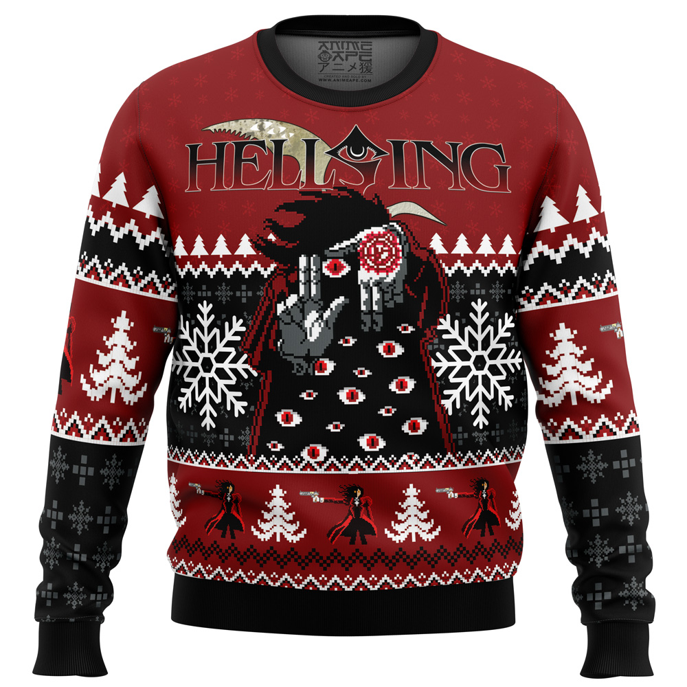 God With Us Hellsing Ugly Christmas Sweater- Best Christmas Gifts 2023