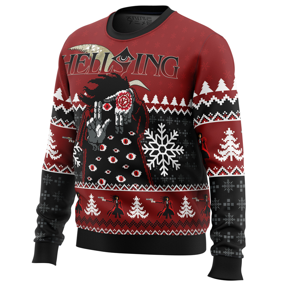 God With Us Hellsing Ugly Christmas Sweater- Best Christmas Gifts 2023