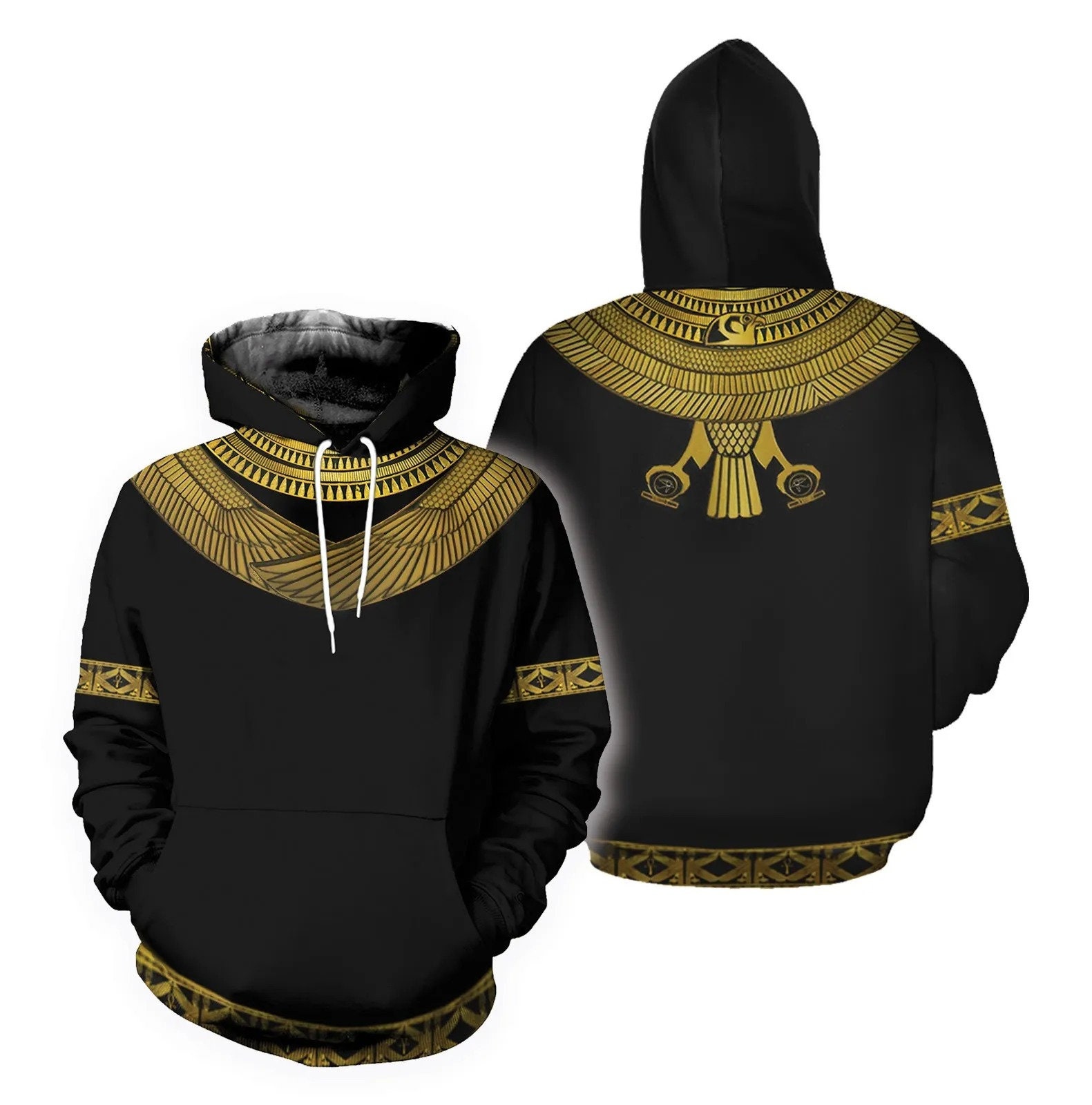 Golden Heru Gift AOP Unisex Hoodie