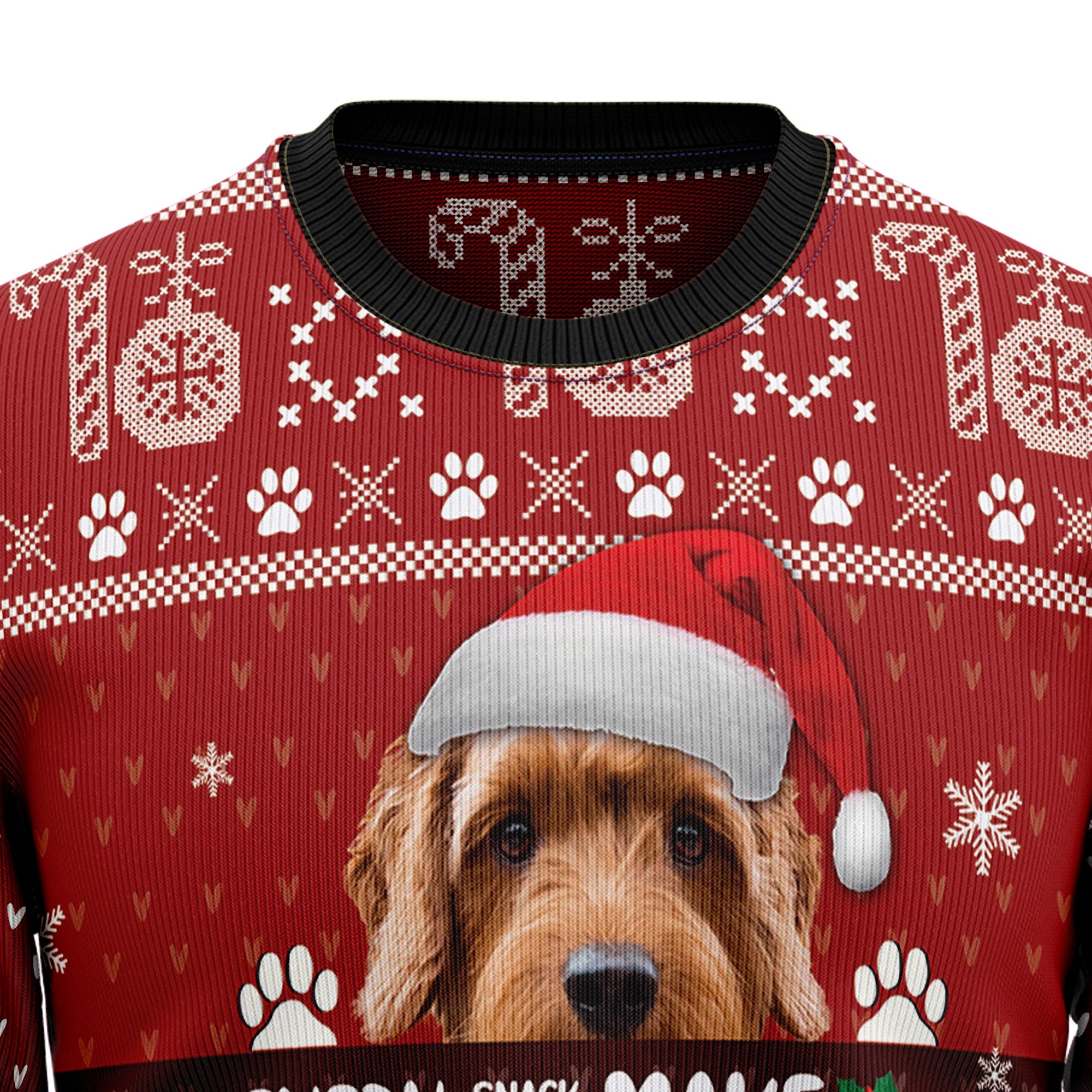 Goldendoodle Will Be Watching You T2910 Ugly Christmas Sweater- Best Christmas Gifts 2023