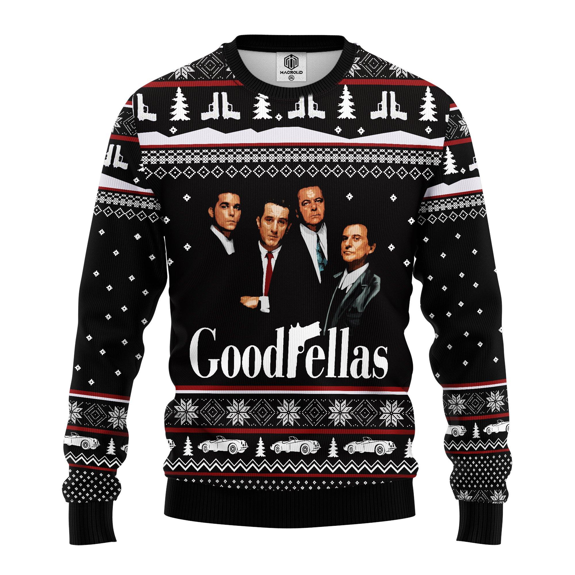 Goodfeallas Movie Ugly Christmas Sweater 270- Best Christmas Gifts 2023