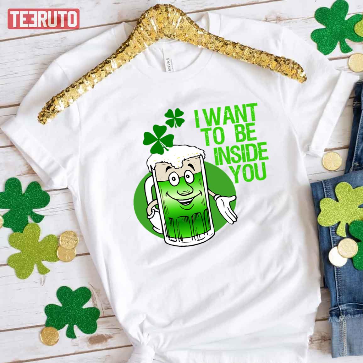 Green Beer Innuendo St Patrick’s Day Unisex T-Shirt