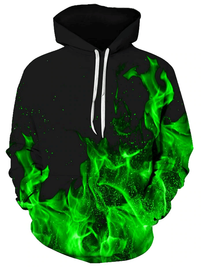 Green Fire Pullover