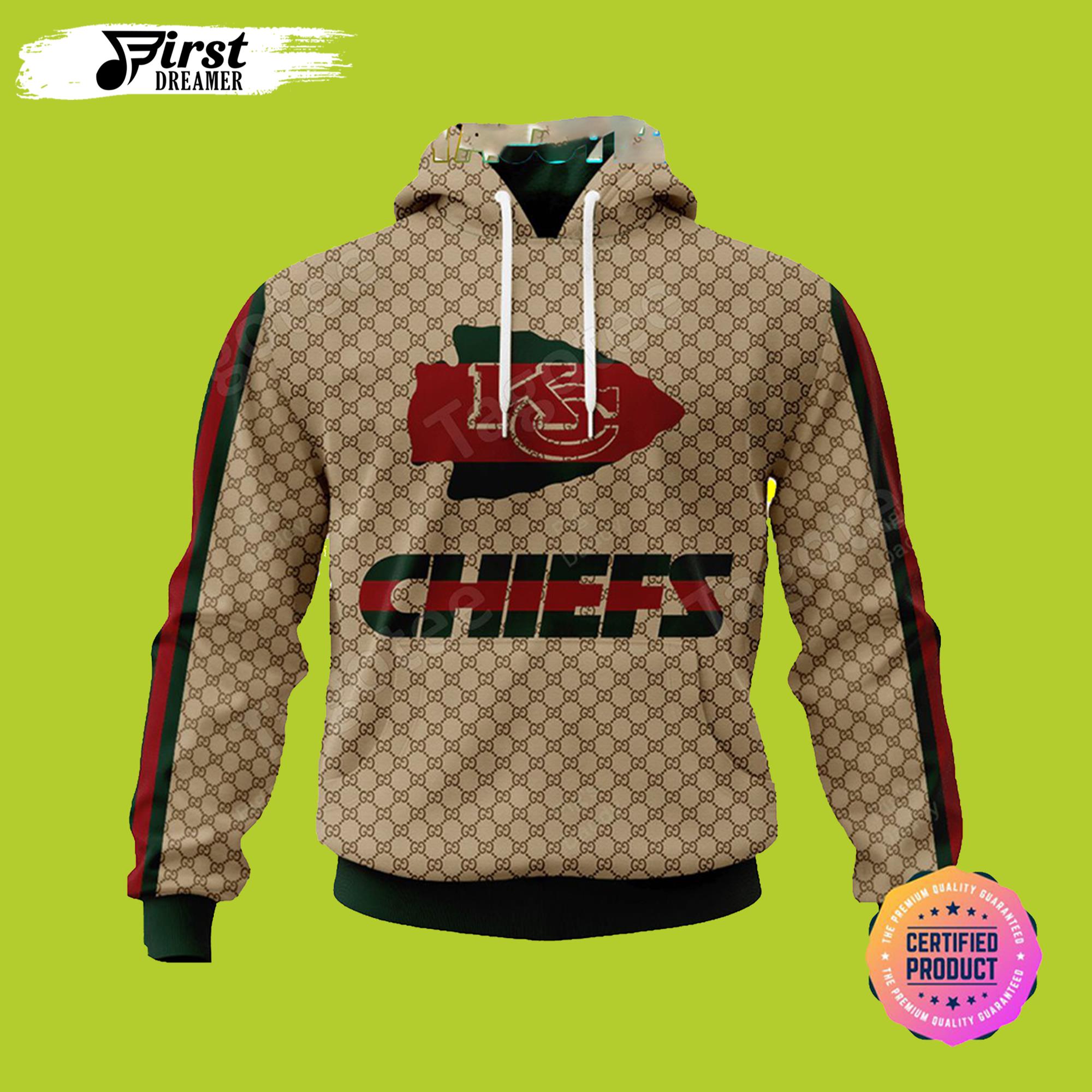 Gucci Kansas City Chiefs Hoodie 3D