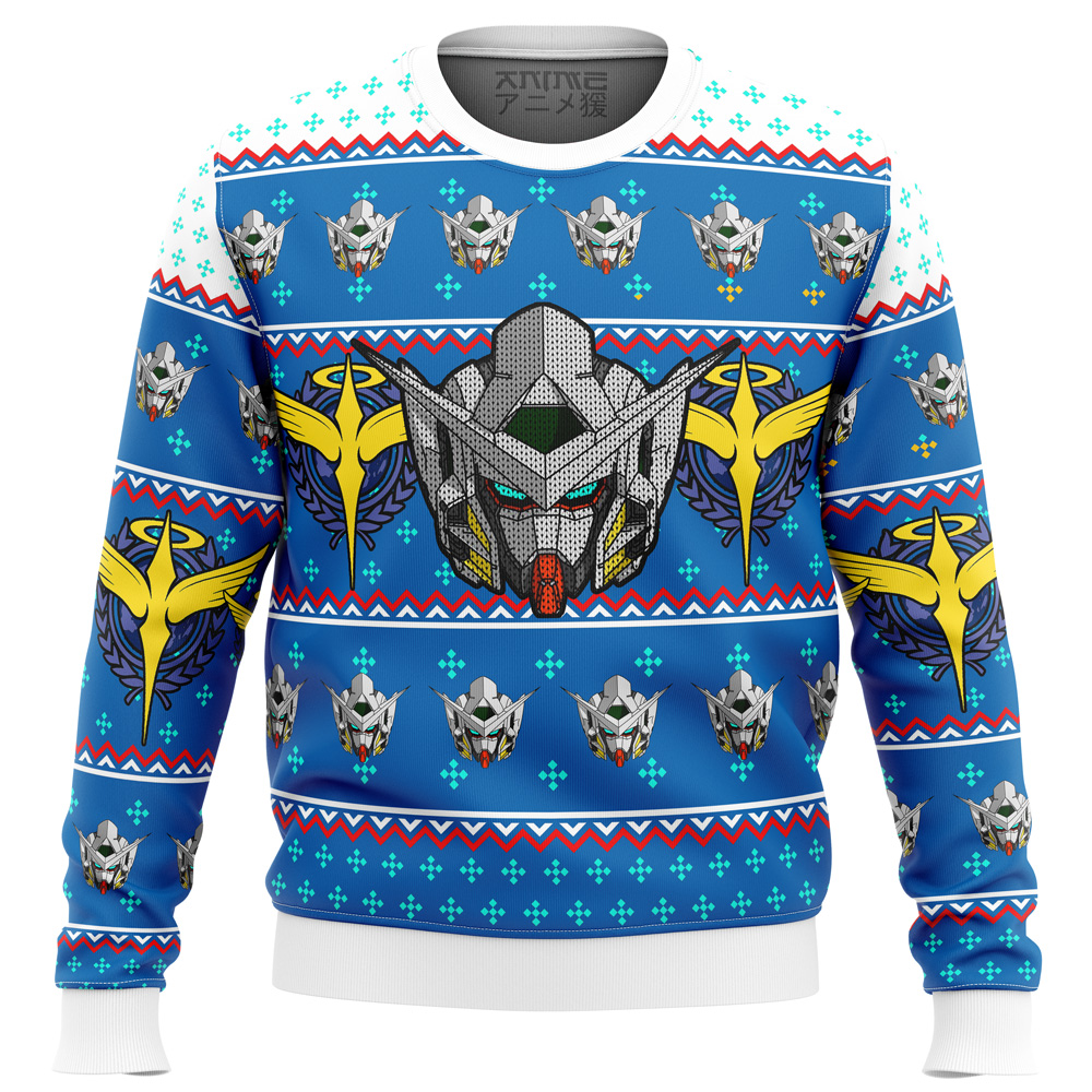 Gundam Helmet Ugly Christmas Sweater- Best Christmas Gifts 2023