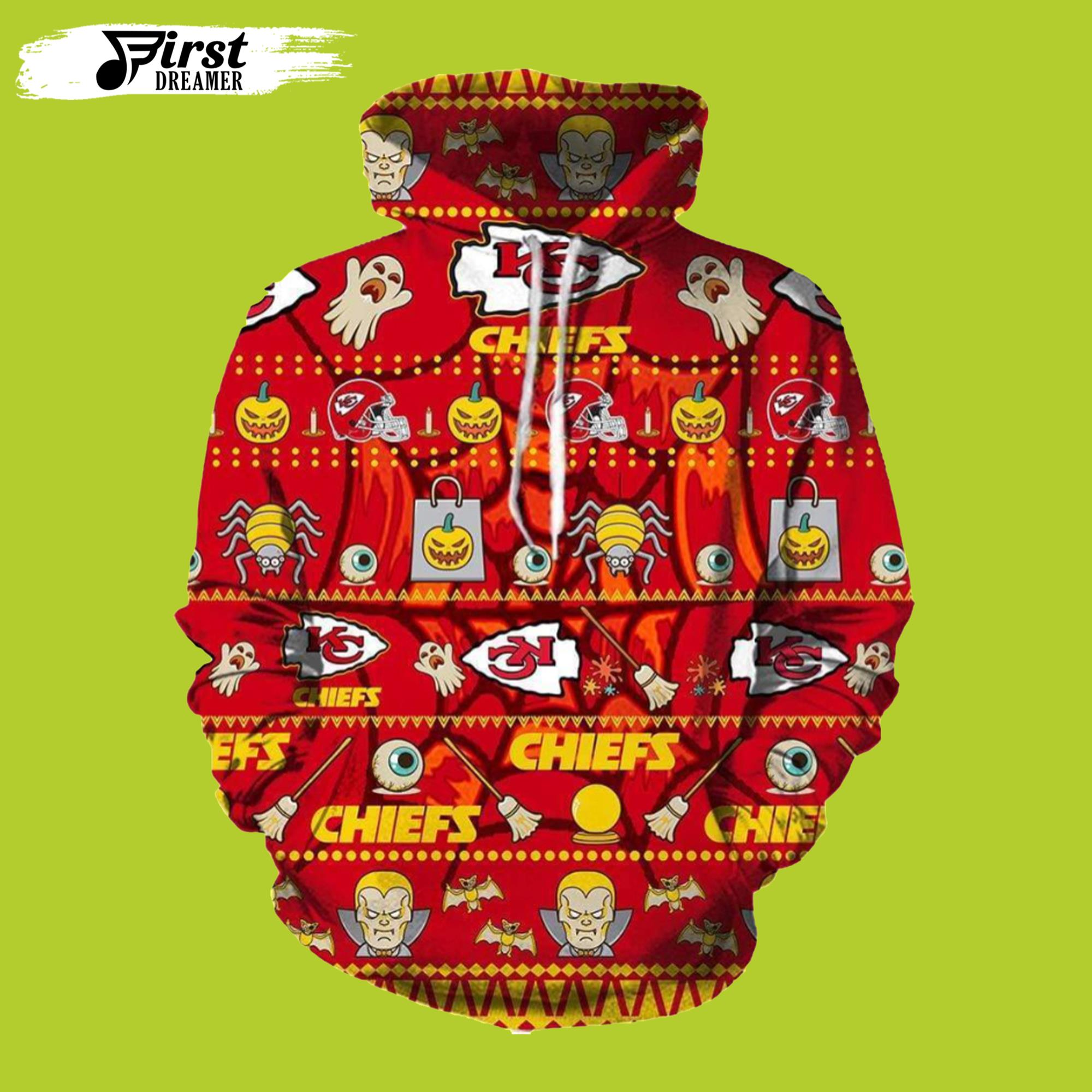 Halloween Kansas City Chiefs Hoodie 3D