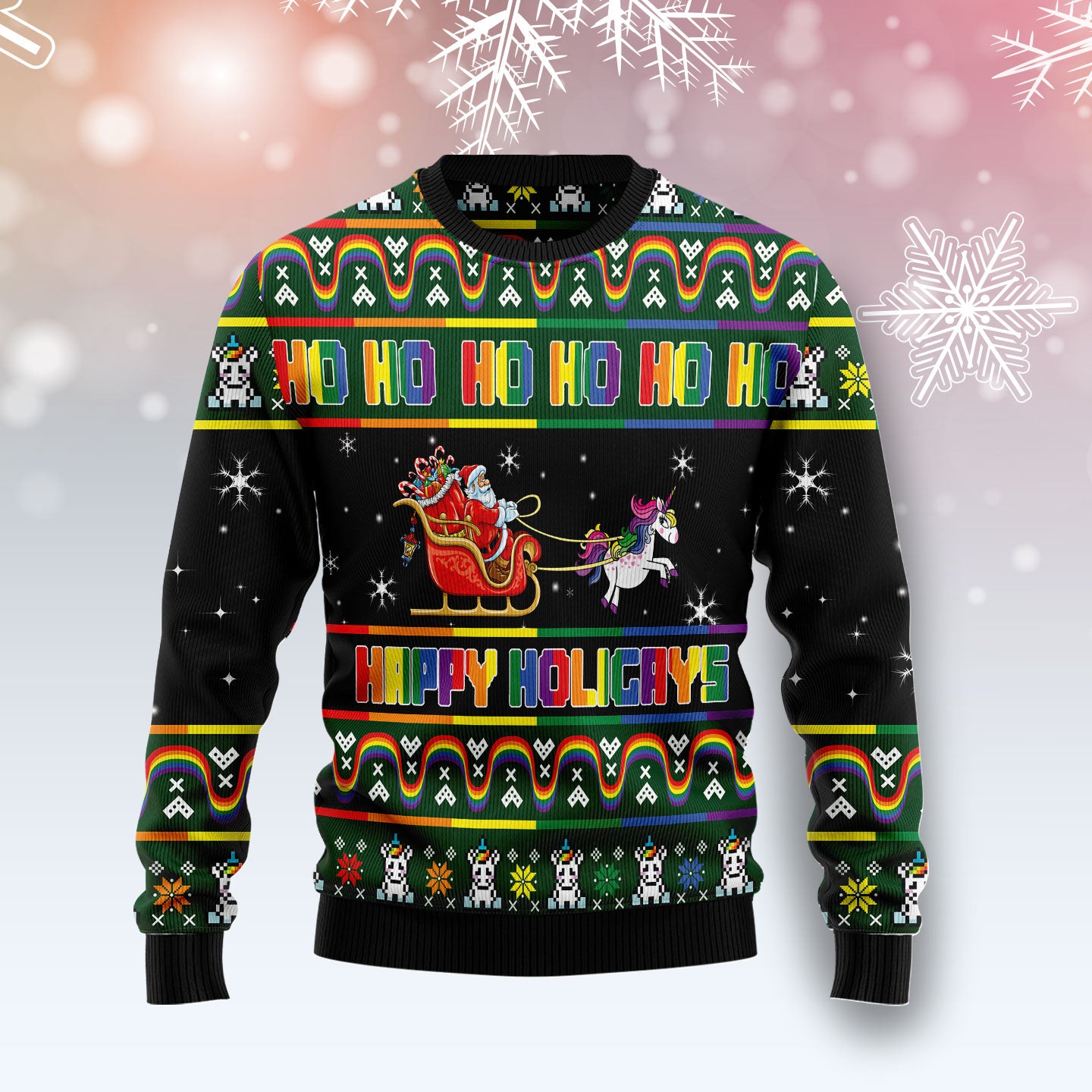 Happy Holigays G51021 Ugly Christmas Sweater- Best Christmas Gifts 2023