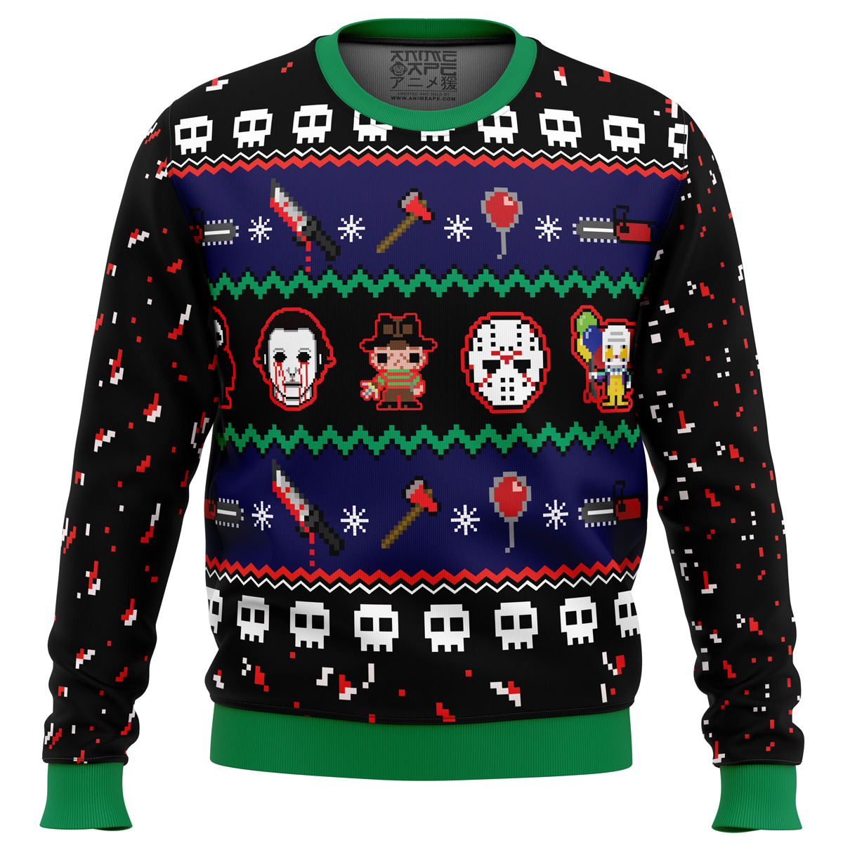 Happy Horrordays Ugly Christmas Sweater- Best Christmas Gifts 2023