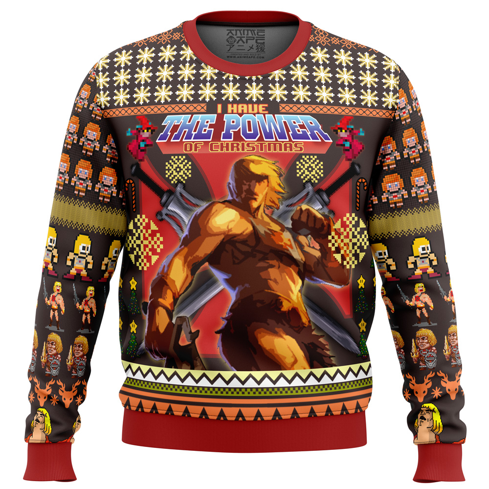 He-Man Masters of the Universe Ugly Christmas Sweater- Best Christmas Gifts 2023