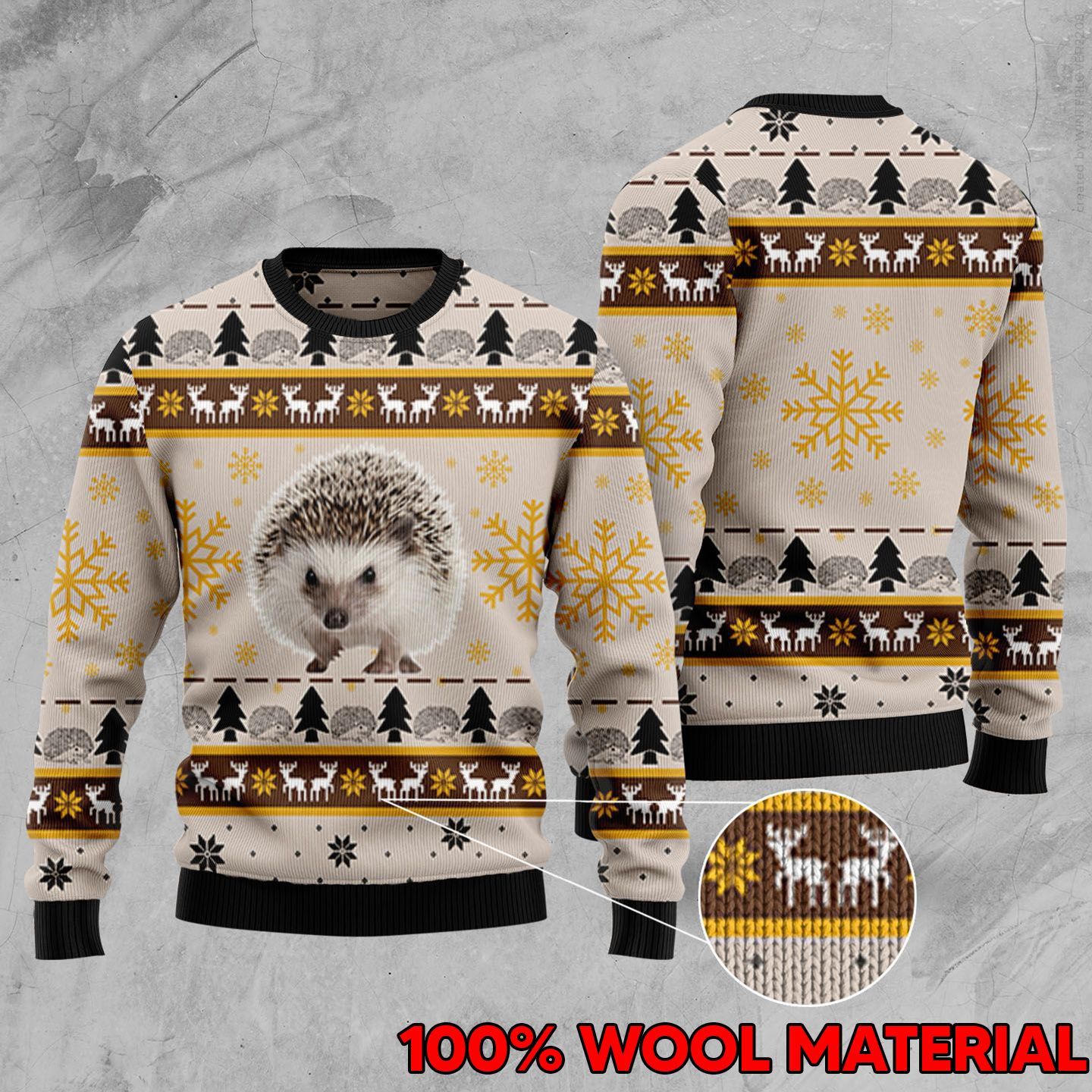 Hedgehog Ugly Christmas Sweater – Best Christmas Gifts 2023