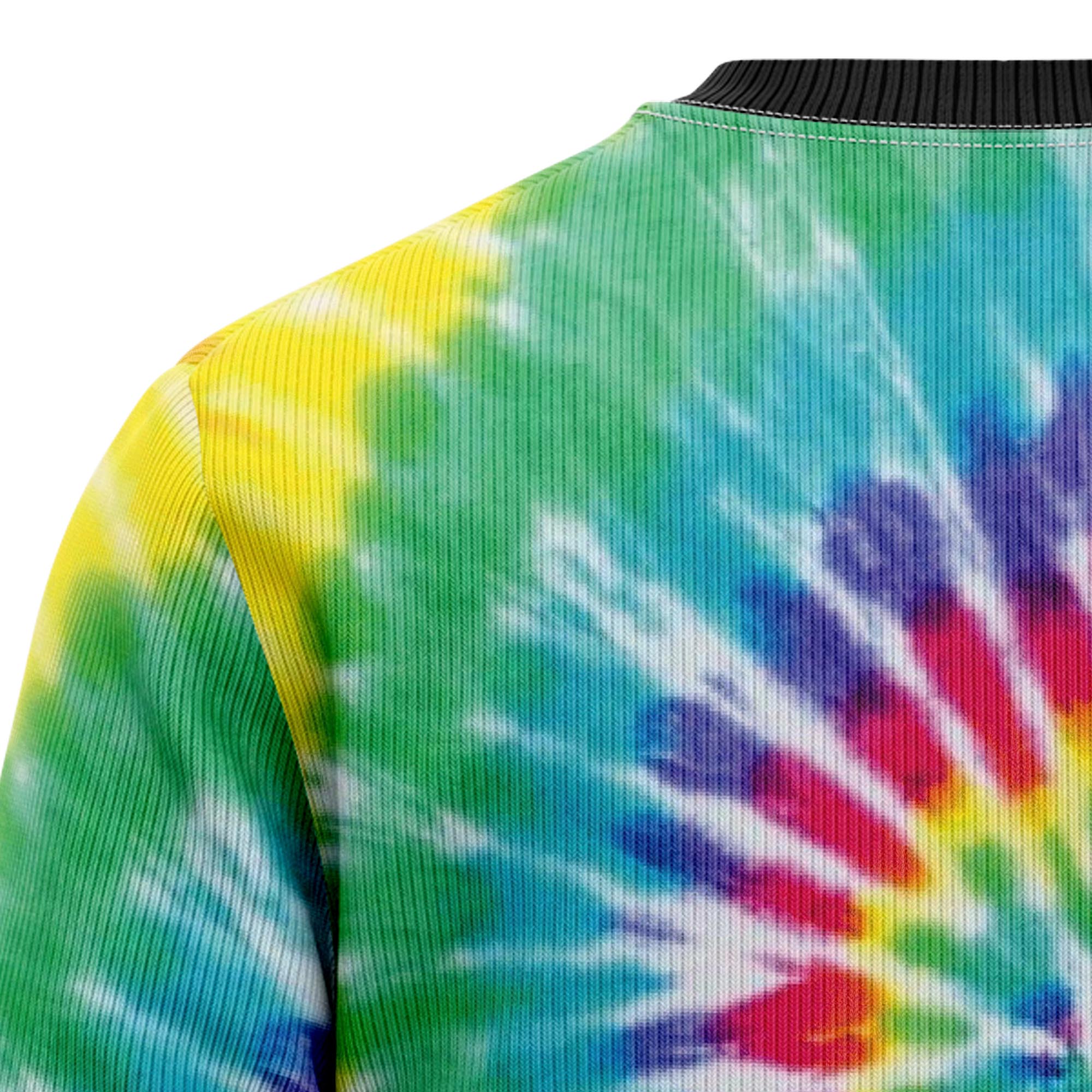 Hippie Tie Dye Color T710 Ugly Christmas Sweater- Best Christmas Gifts 2023