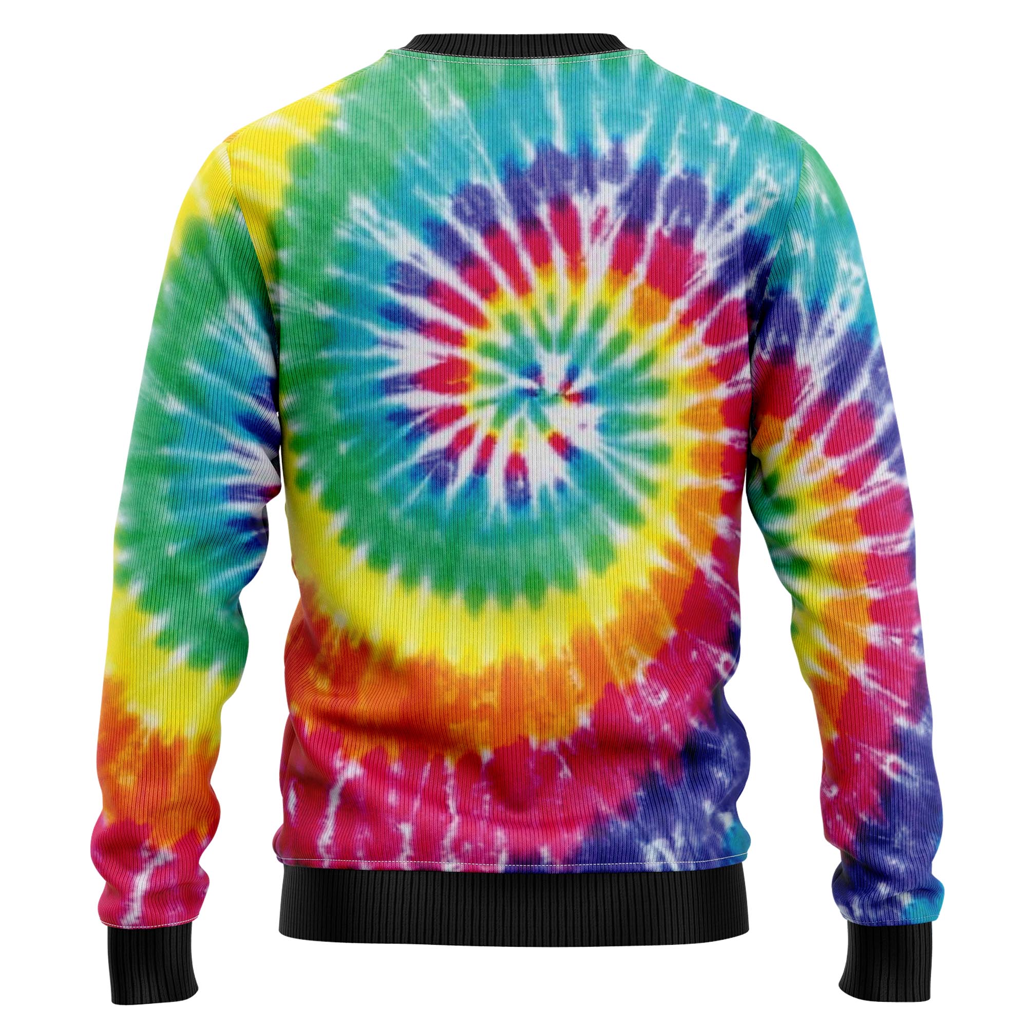 Hippie Tie Dye Color T710 Ugly Christmas Sweater- Best Christmas Gifts 2023