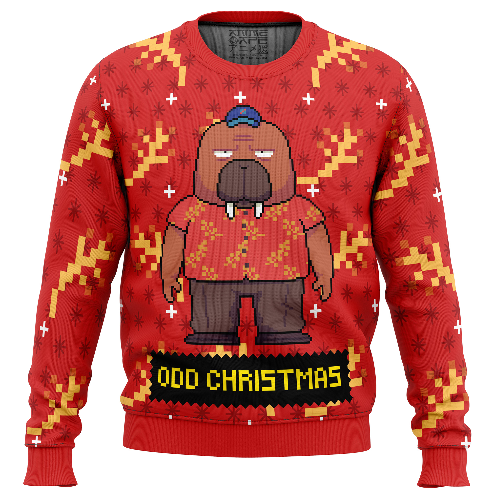 Hiroshi Odokawa Odd Taxi Ugly Christmas Sweater- Best Christmas Gifts 2023