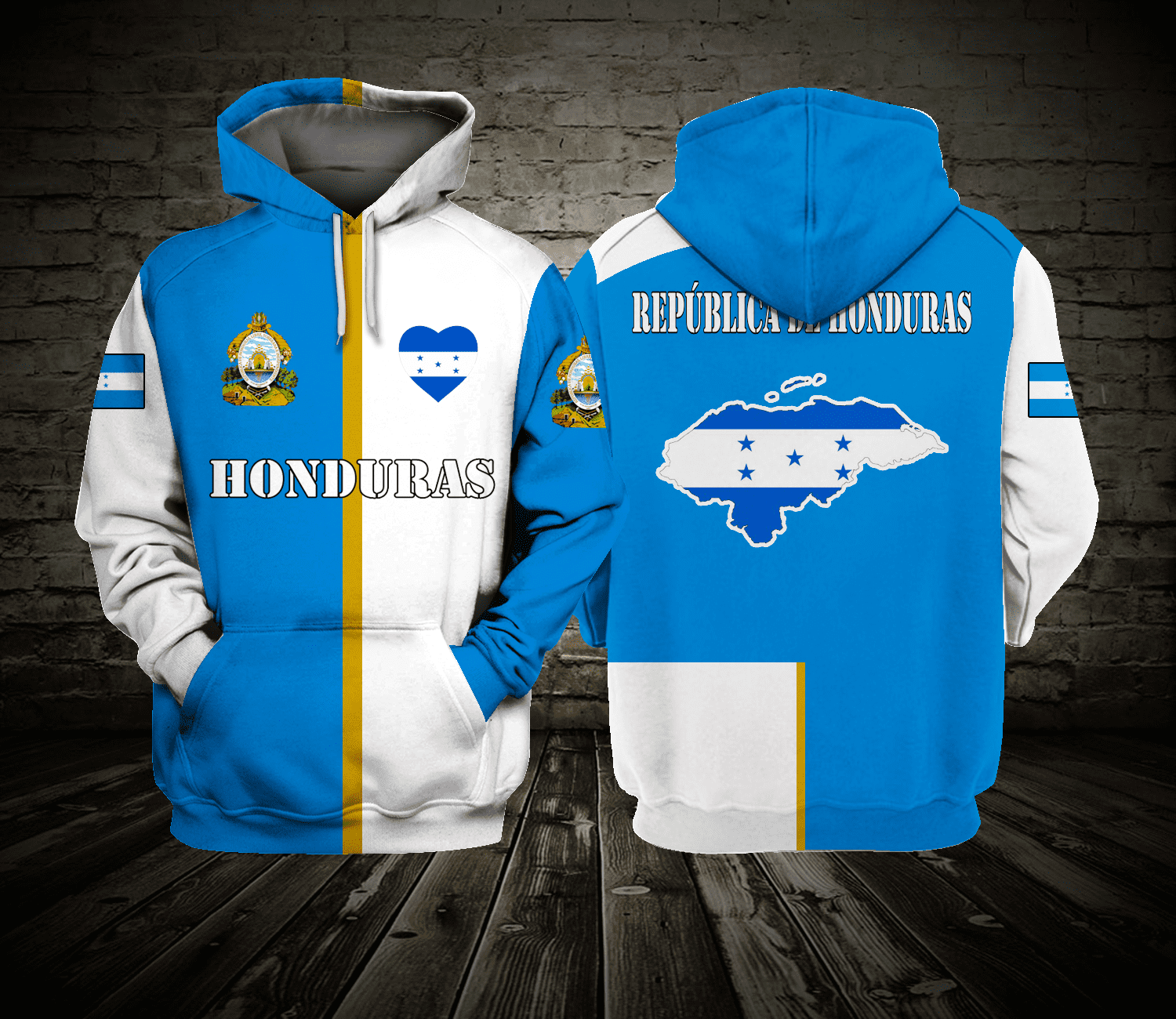 Honduras 3D Hoodie