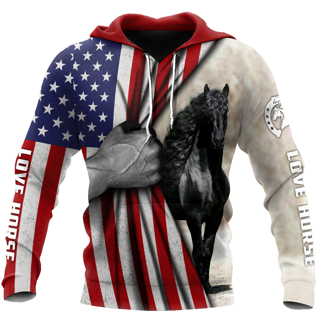 Hoodie Horse Flag 3D Hoodie