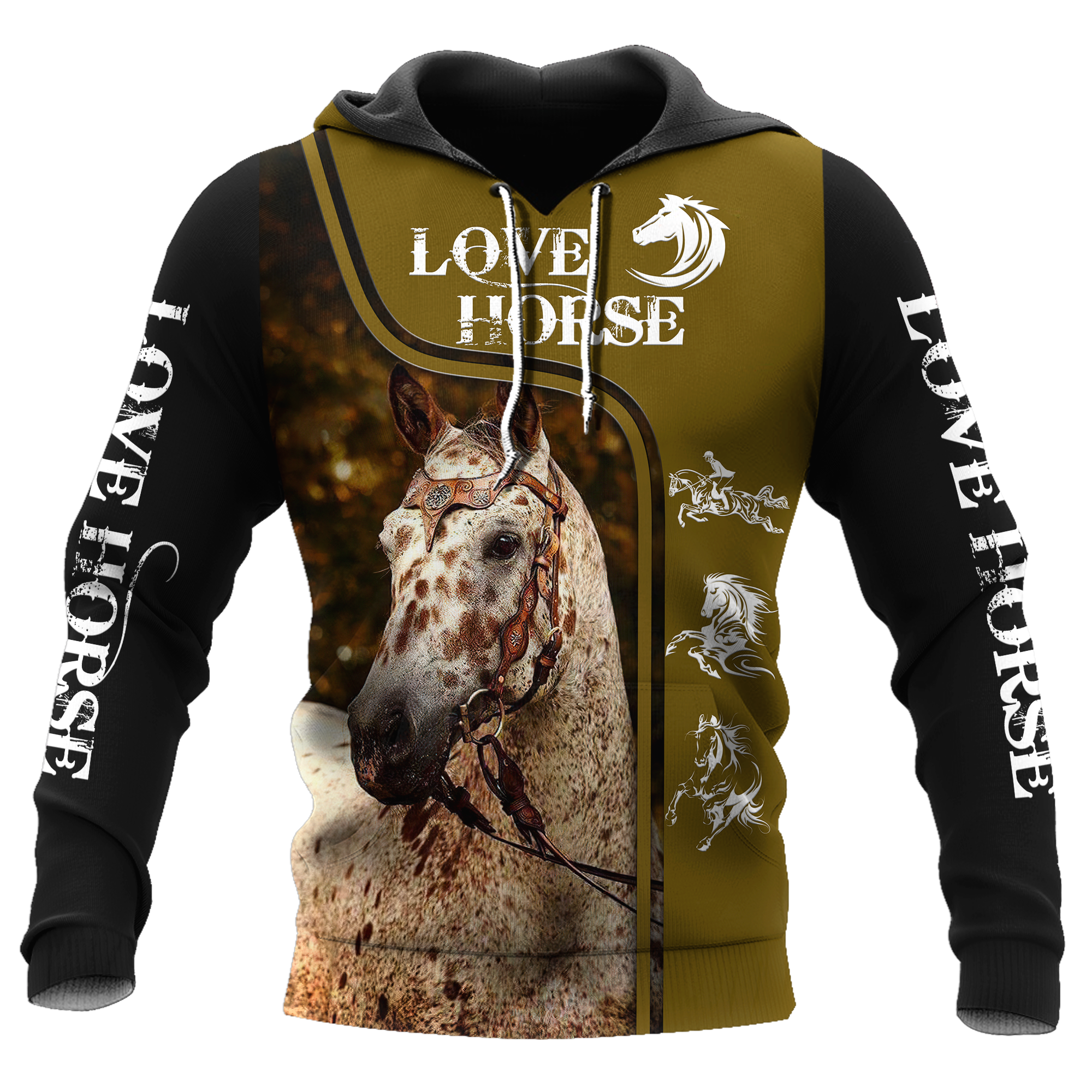 Hoodie Love Horse 3D Hoodie