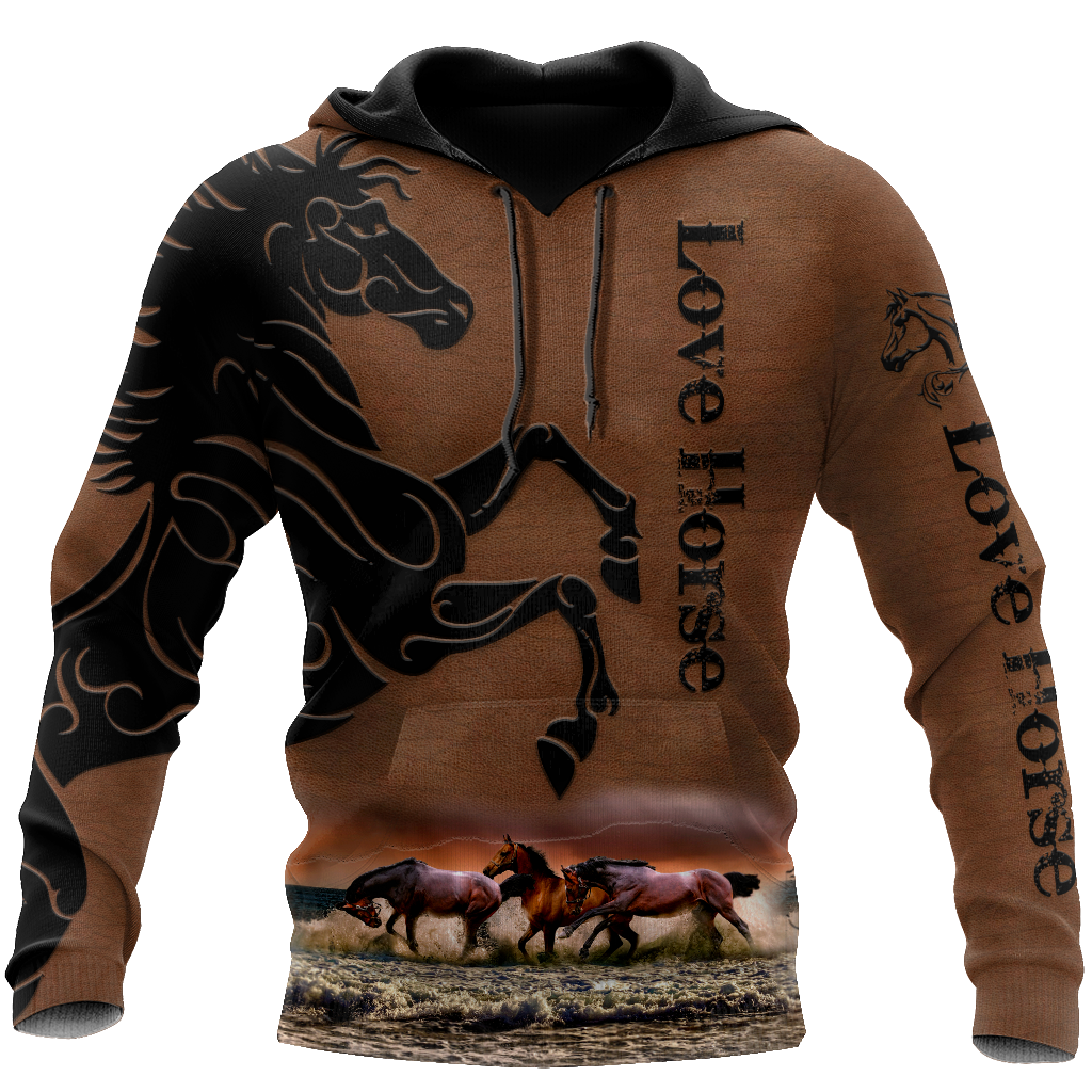 Hoodie Love Horse 3D Hoodie