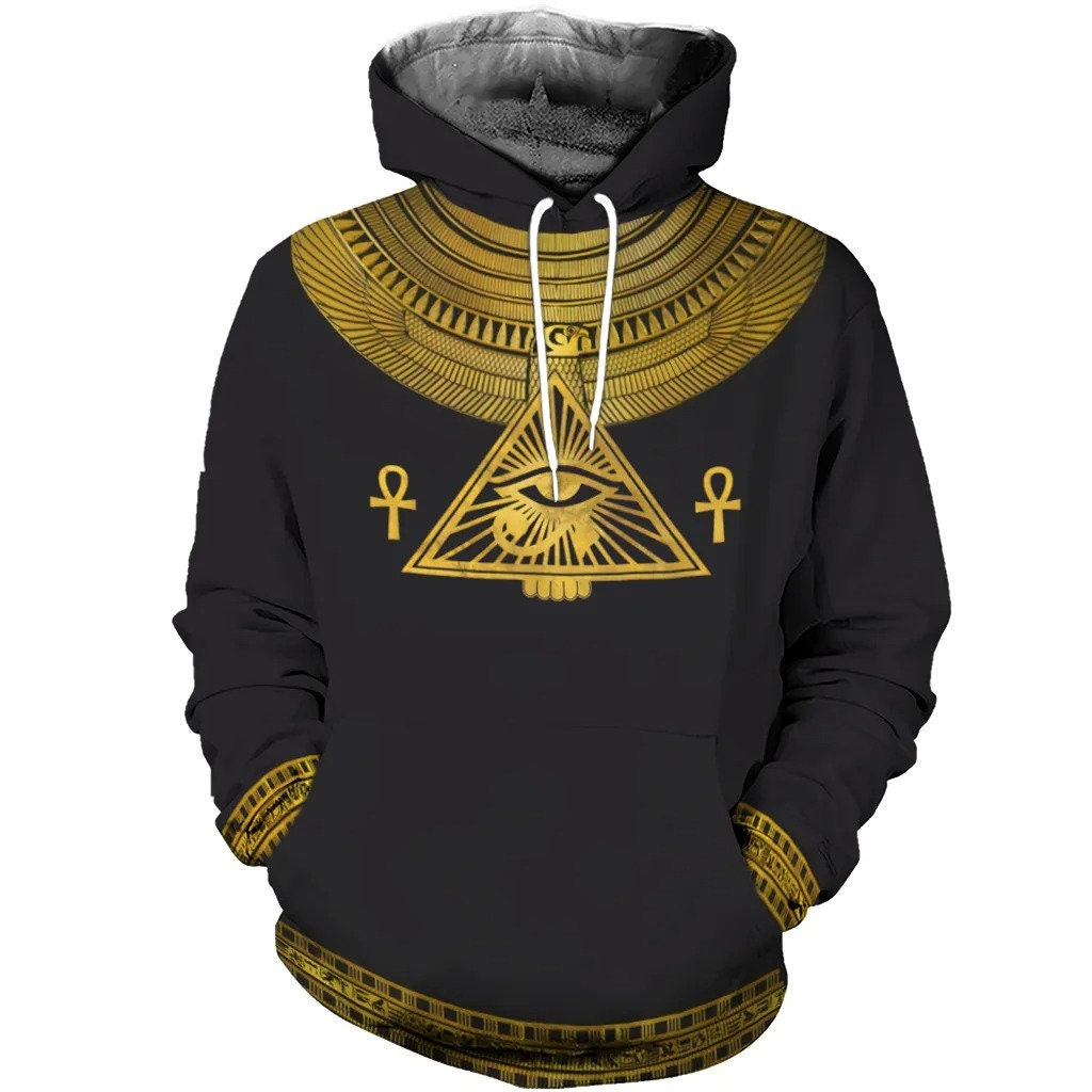 Horus Egyptian God Gift Shrit AOP Unisex Hoodie