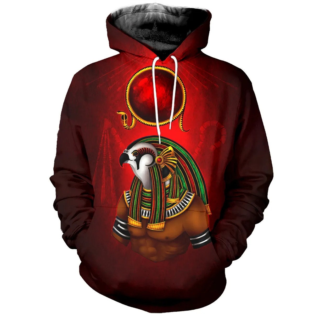 Horus God Gift AOP Unisex Hoodie