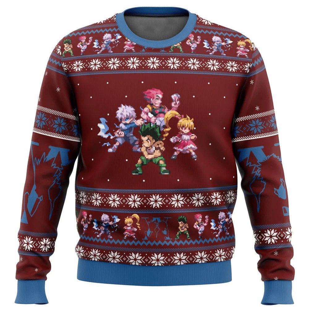 Hunter X Hunter Anime 9 Ugly Sweater- Best Christmas Gifts 2023