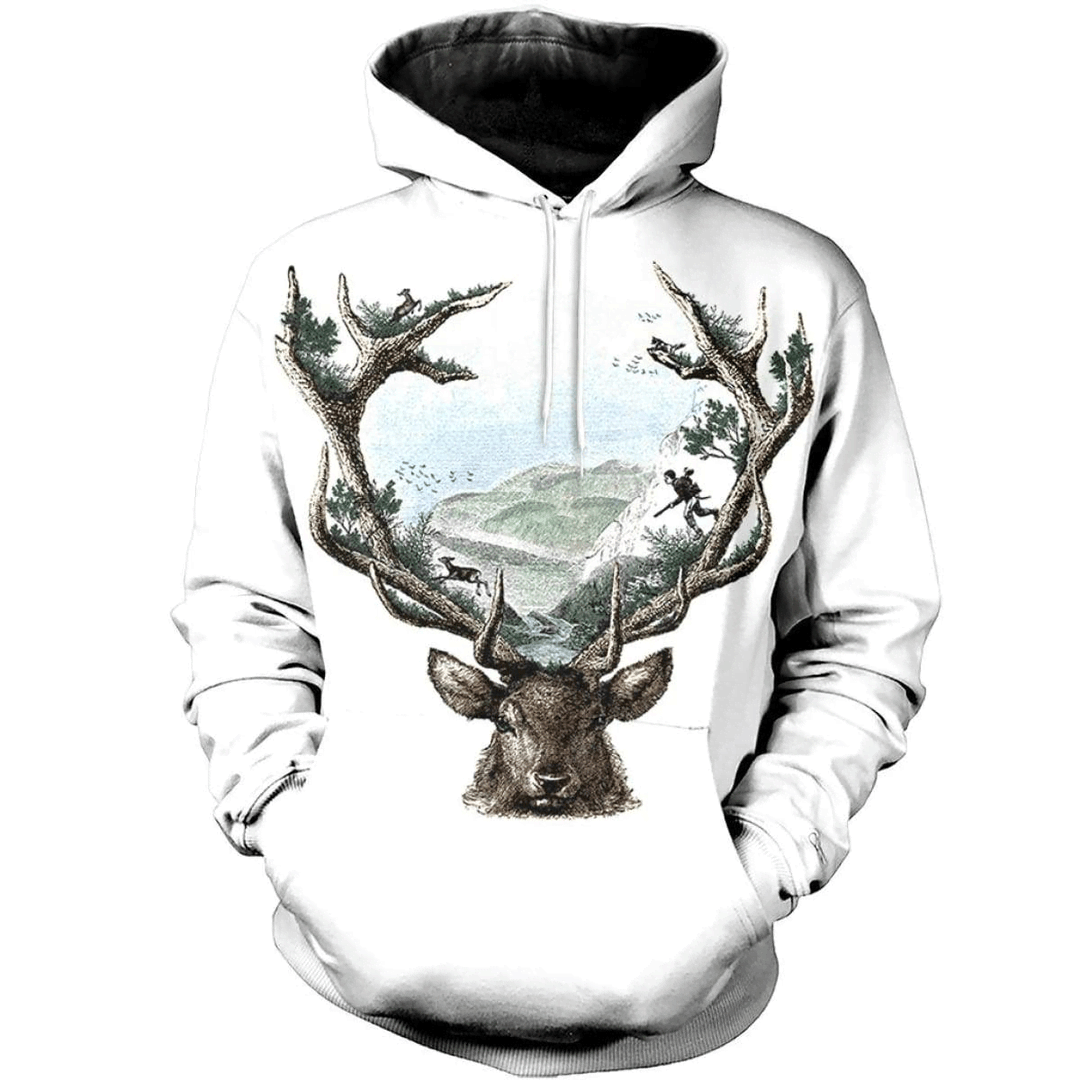 Hunting Deer Unisex 3D Hoodie