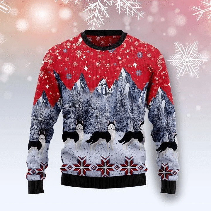 Husky Snow Ugly Christmas Sweater – Best Christmas Gifts 2023