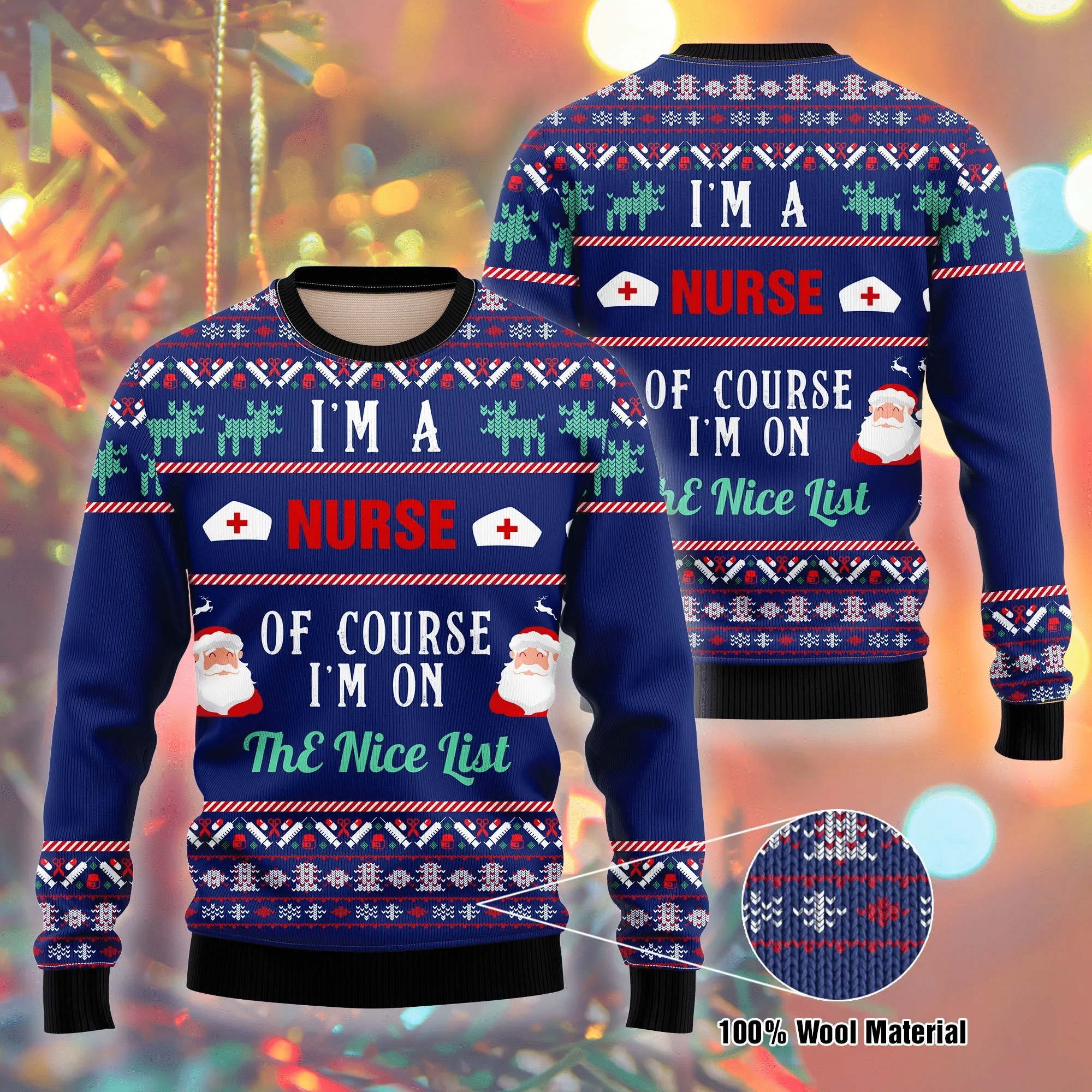 I Am A Nurse Ugly Christmas Sweater – Best Christmas Gifts 2023