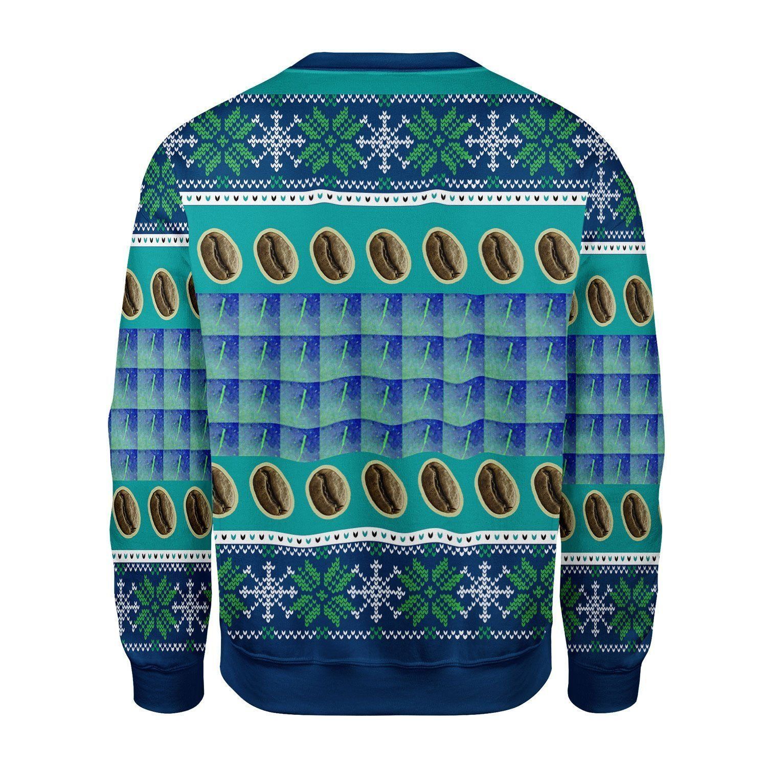I Hate People Cat Ugly Sweater, Black Cat I Hate People Cat I Drink Coffee Christmas Sweater- Best Christmas Gifts 2023