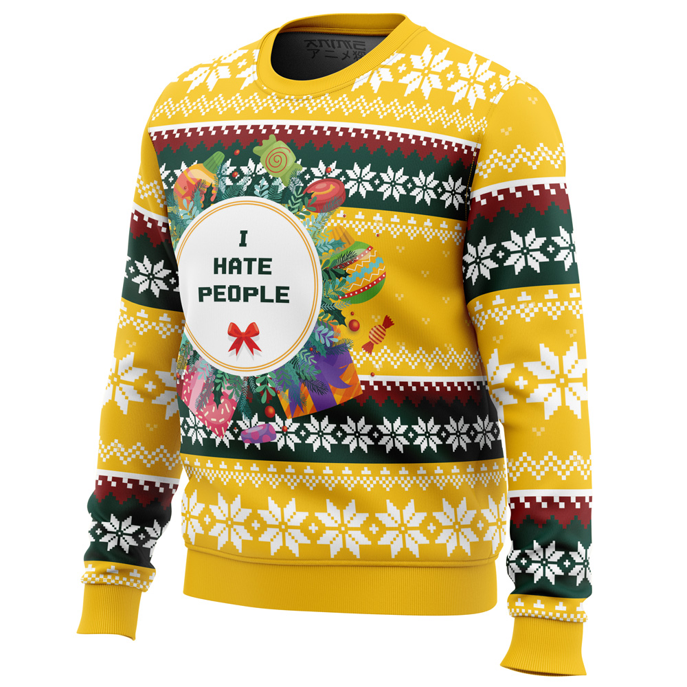 I Hate People Parody Ugly Christmas Sweater- Best Christmas Gifts 2023