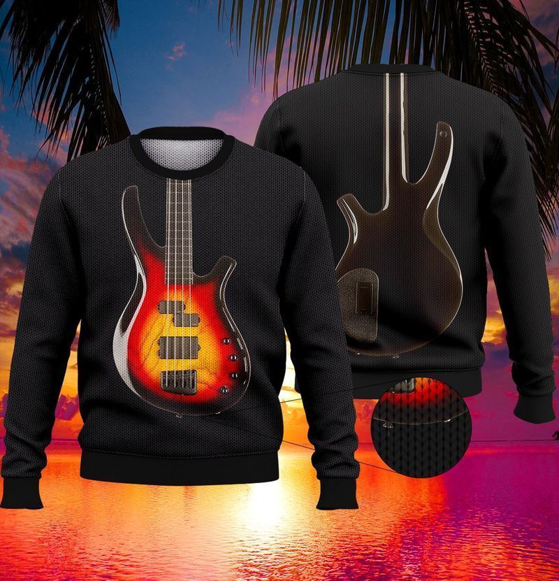 Im A Guitarist Black Ugly Christmas Sweater- Best Christmas Gifts 2023