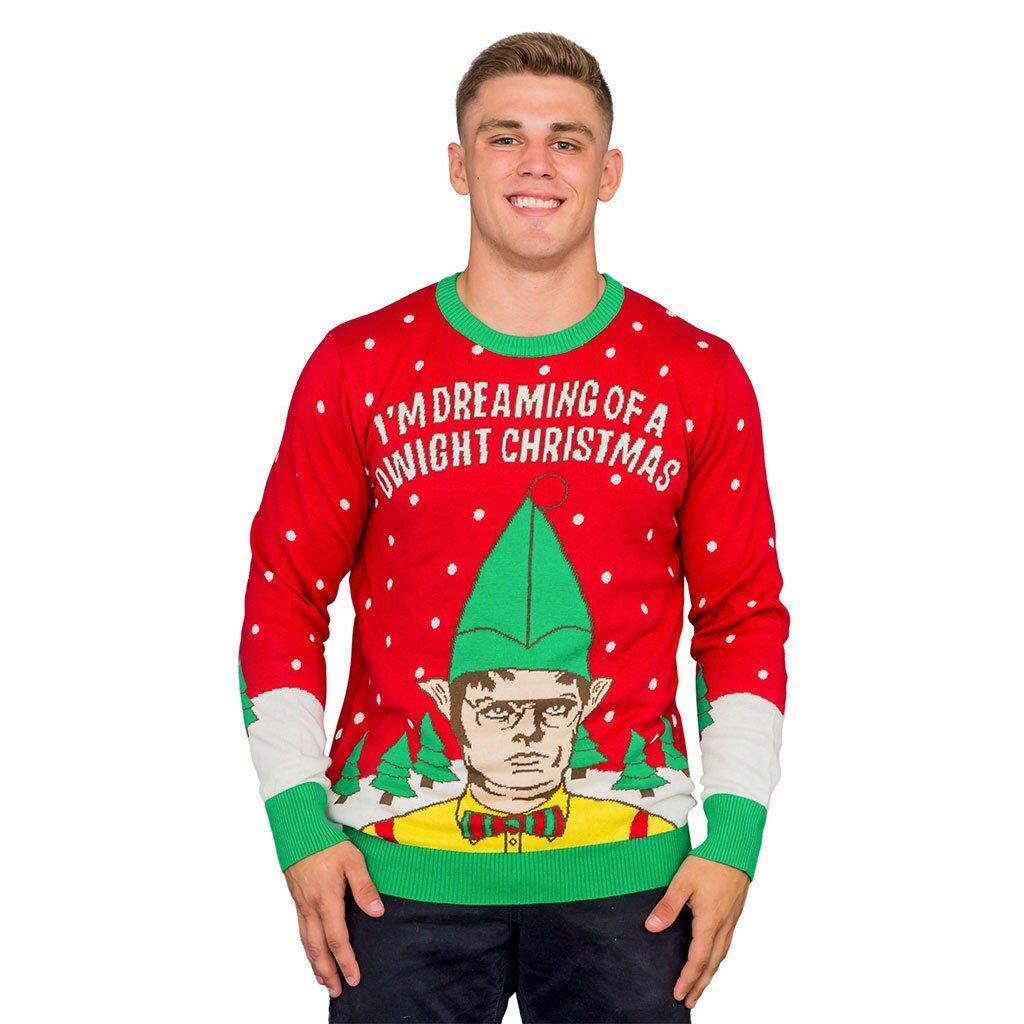 Im Dreaming A Dwight Christmas Adult Ugly Christmas Sweater – Best Christmas Gifts 2023