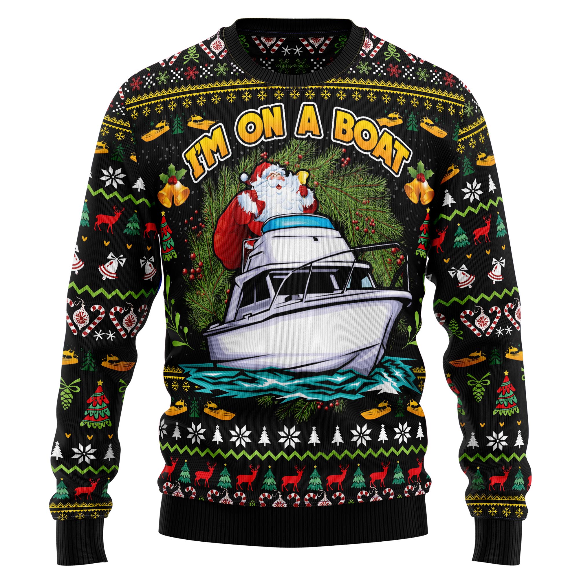 I’m On A Boat HT091206 Ugly Christmas Sweater- Best Christmas Gifts 2023