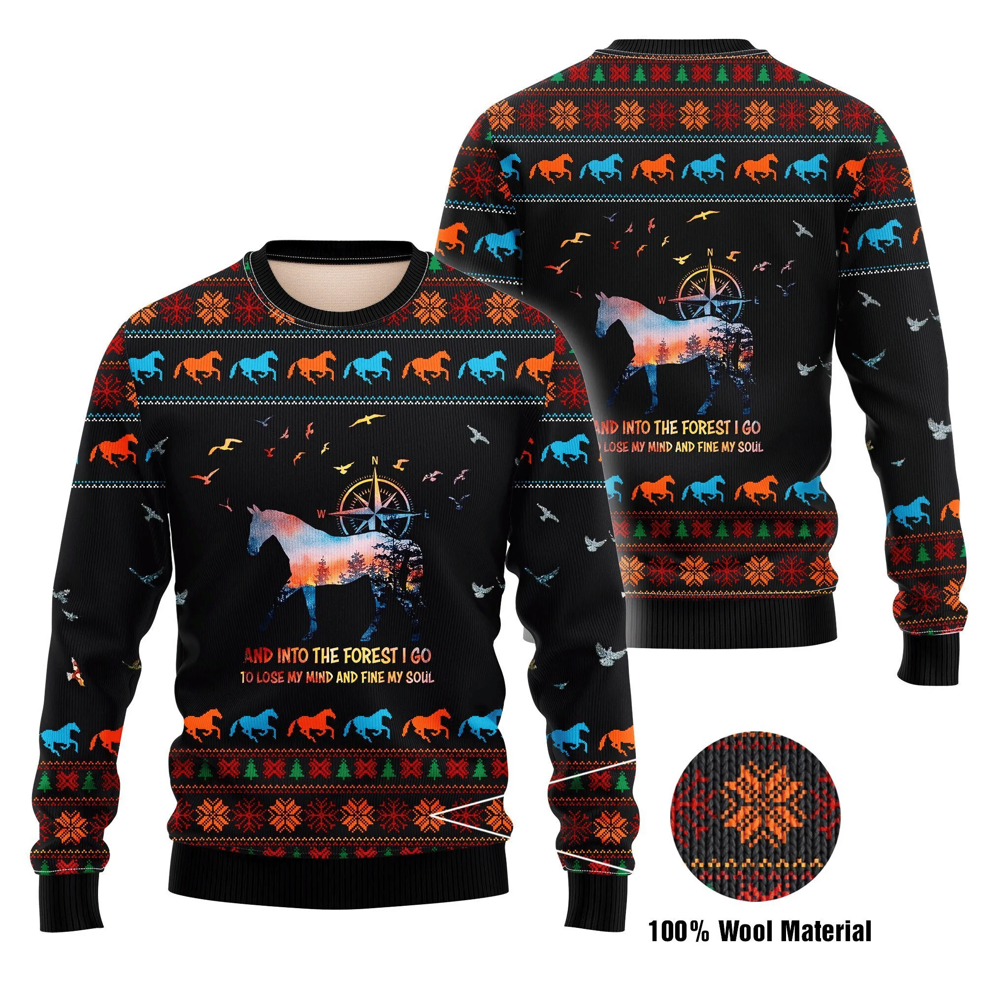 Into The Forest Ugly Christmas Sweater – Best Christmas Gifts 2023