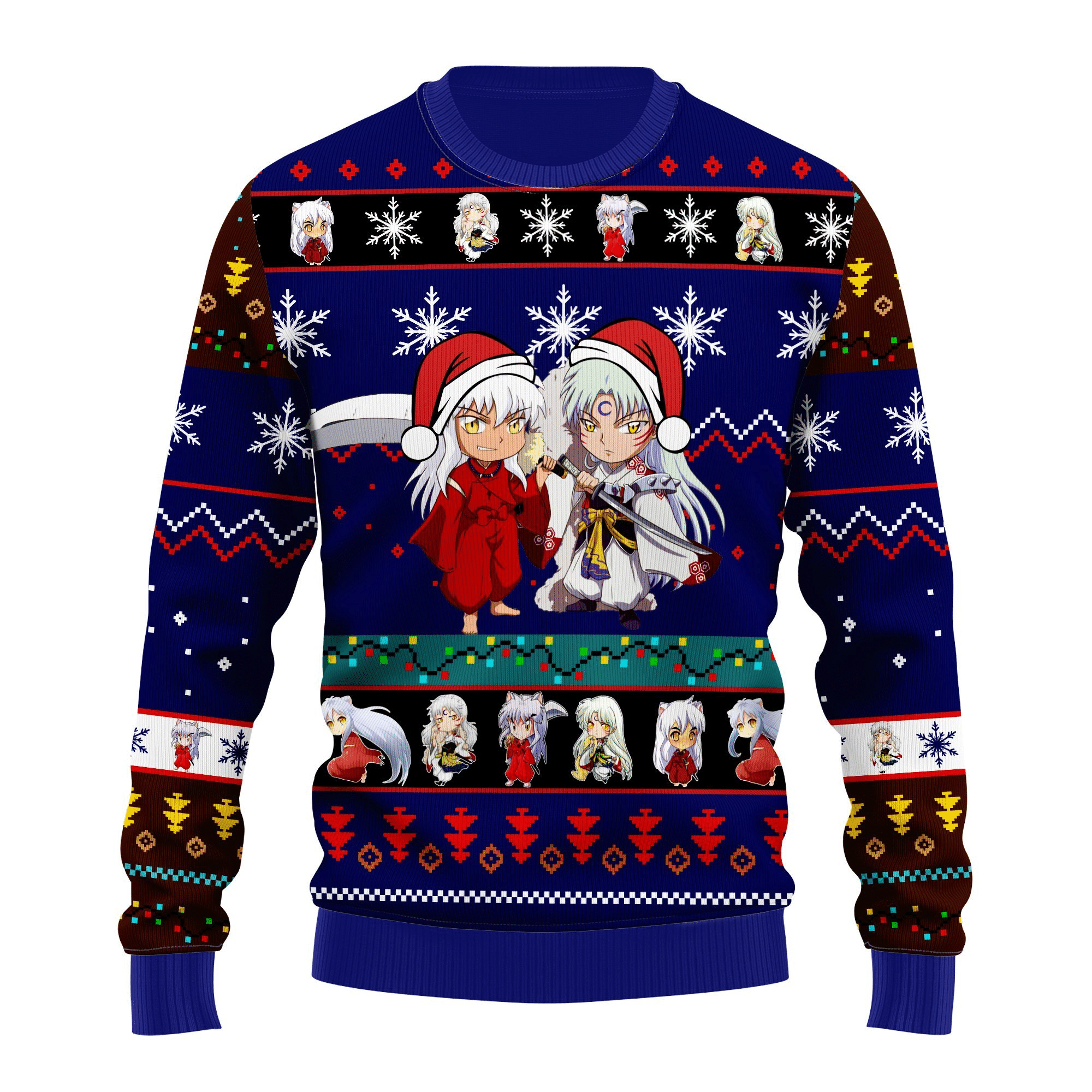 Inuyasha Anime 6 Ugly Sweater , Inuyasha Anime Gift Fan Ugly Sweater- Best Christmas Gifts 2023