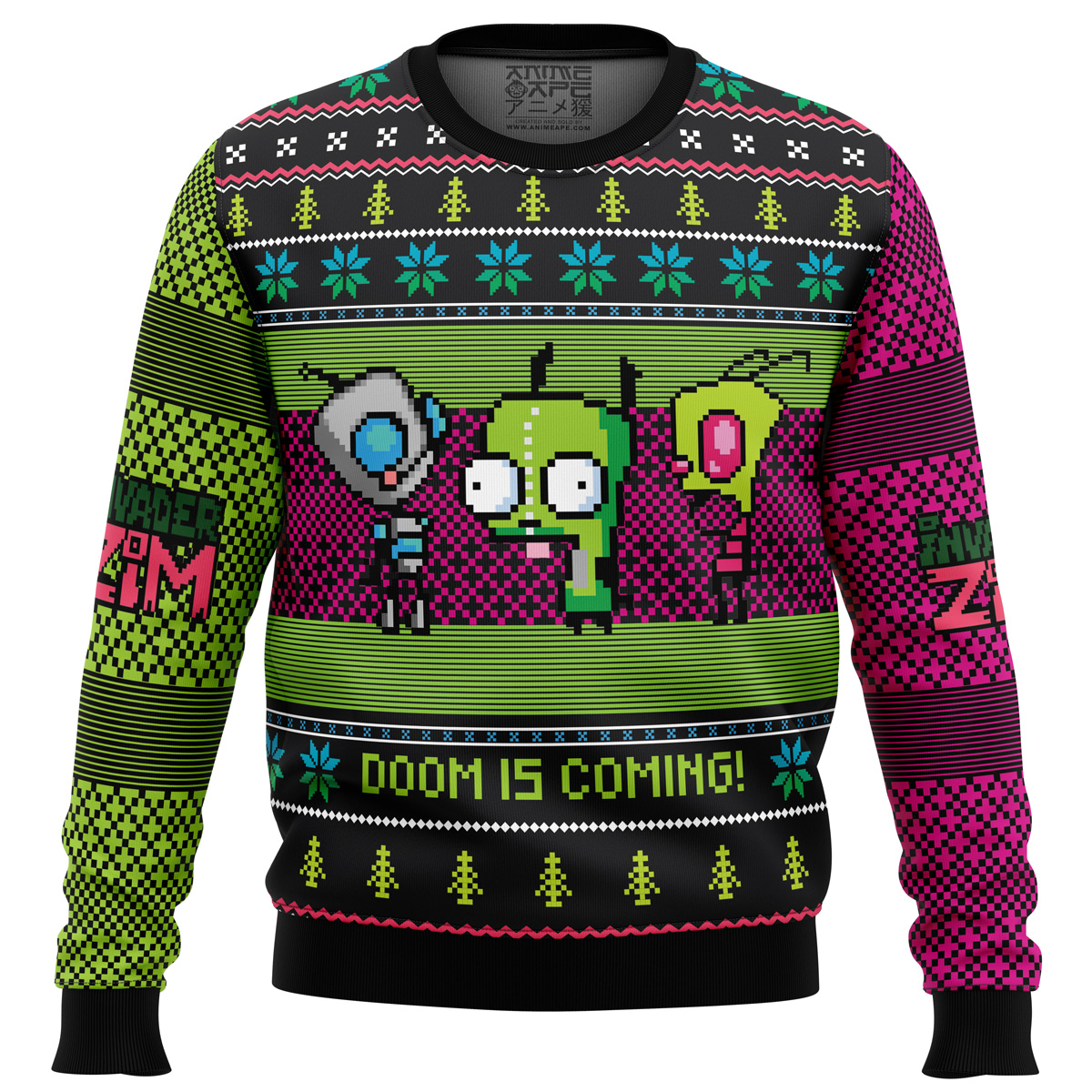 Invader ZiM Ugly Christmas Sweater- Best Christmas Gifts 2023