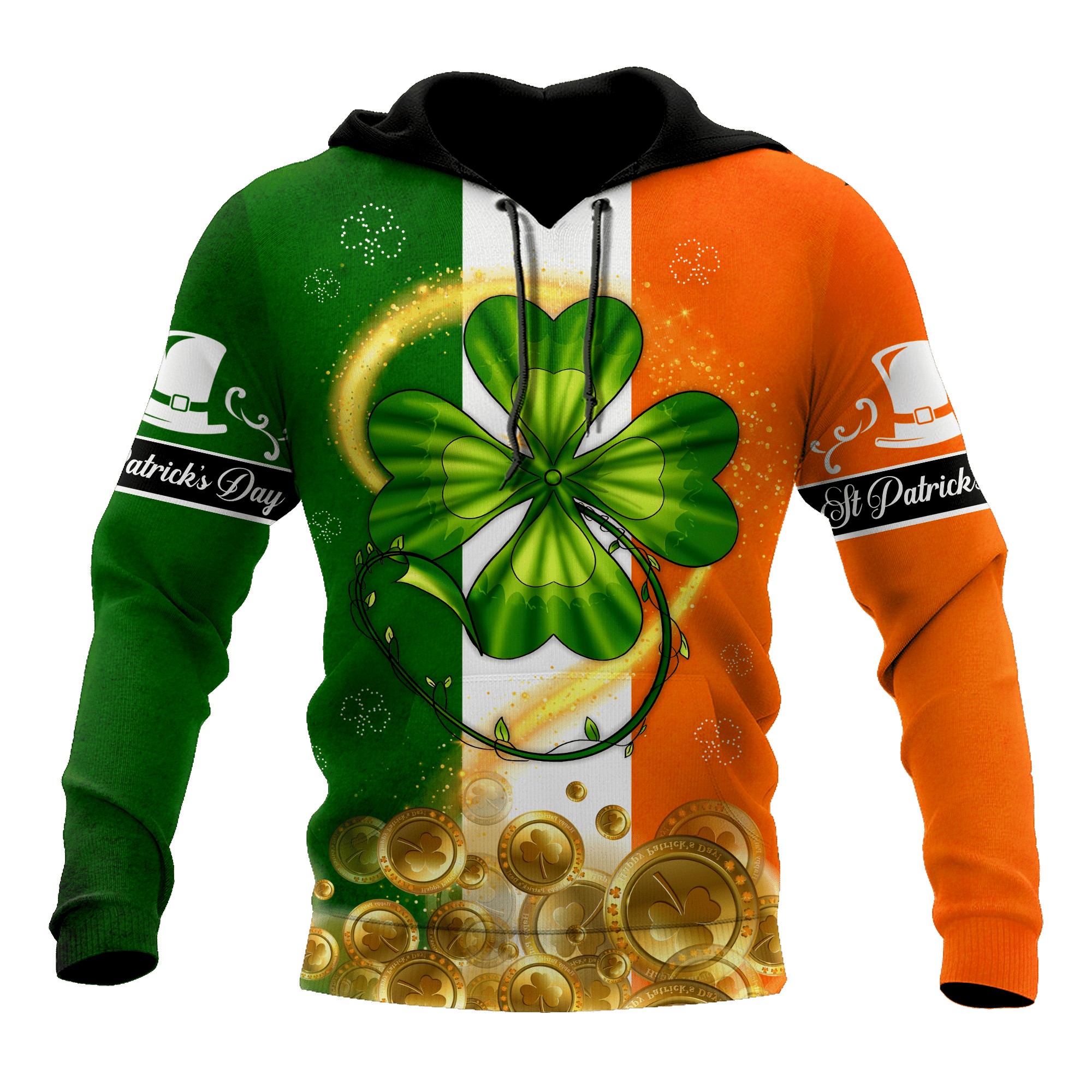 Irish St Patrick Day 3D Hoodie