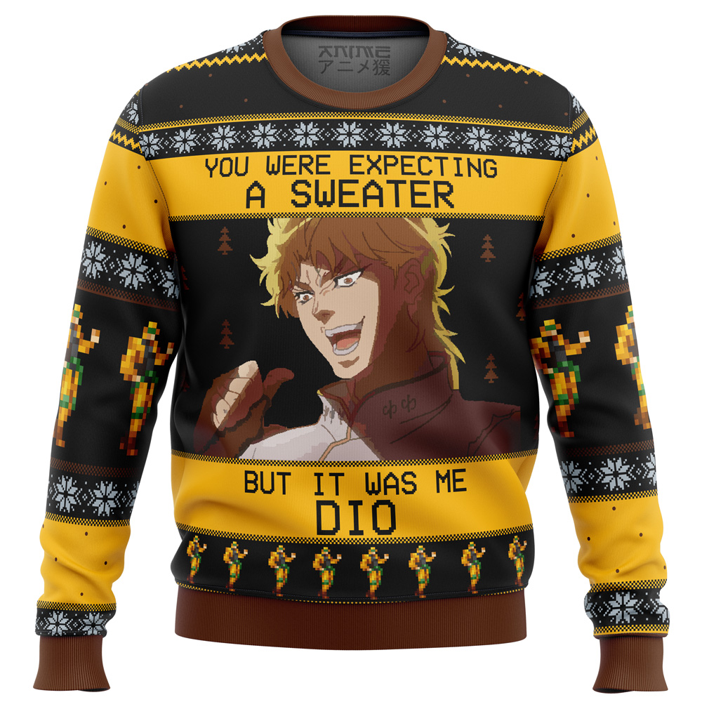 It Was Me Dio Jojo’s Bizarre Adventure Ugly Christmas Sweater- Best Christmas Gifts 2023