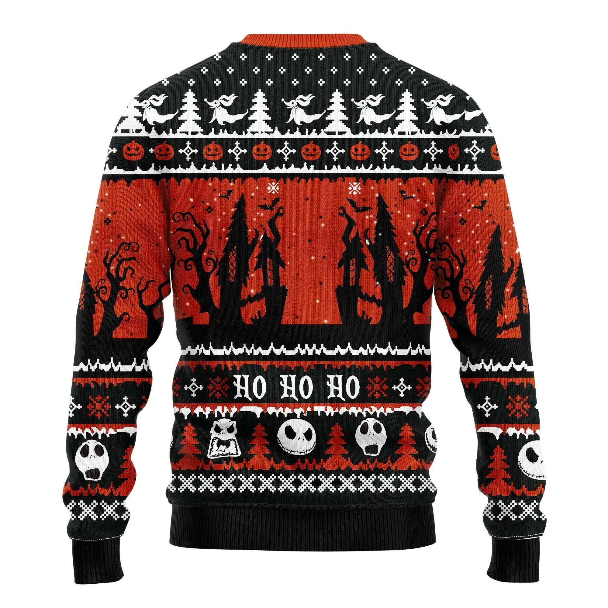 Jack And Zero Nightmare Before Christmas Ugly Christmas Sweater 252- Best Christmas Gifts 2023