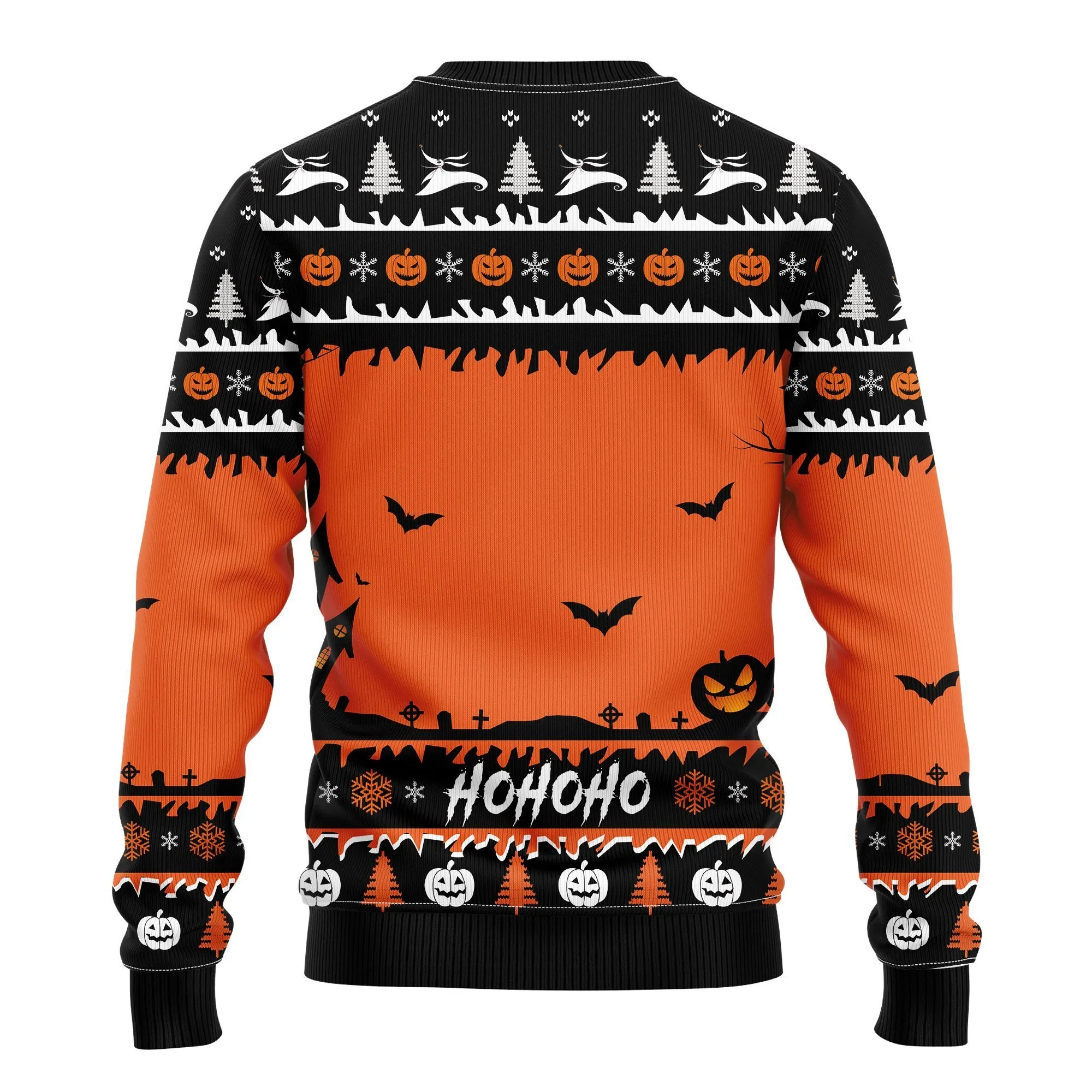 Jack And Zero Nightmare Before Christmas Ugly Christmas Sweater 255- Best Christmas Gifts 2023