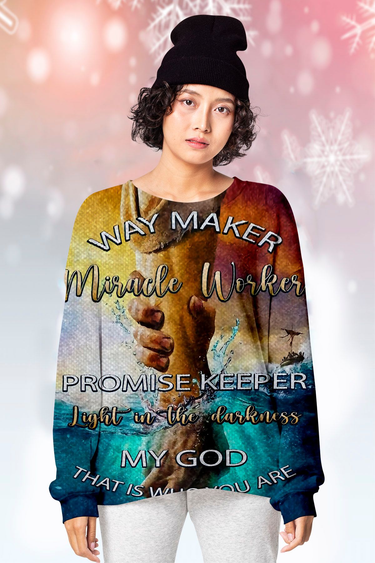 Jesus Christ My God That Is Who You Are  Ugly Christmas Sweater- Best Christmas Gifts 2023