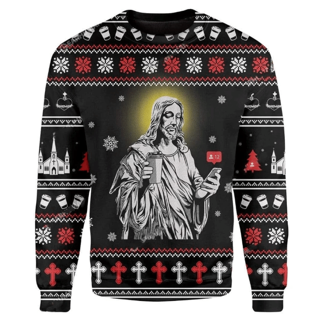 Jesus Ugly Christmas Sweater – Best Christmas Gifts 2023