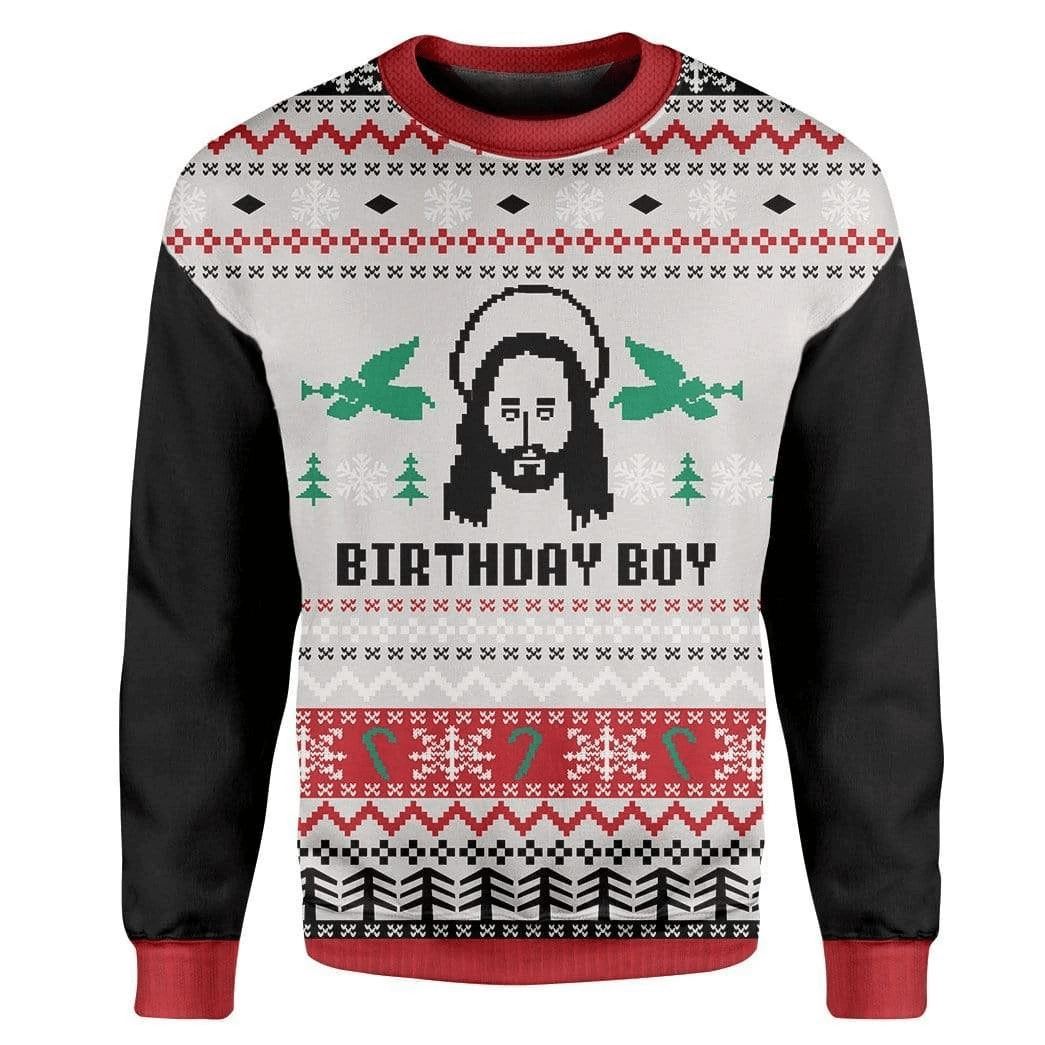 Jesuss Birthday Ugly Christmas Sweater – Best Christmas Gifts 2023