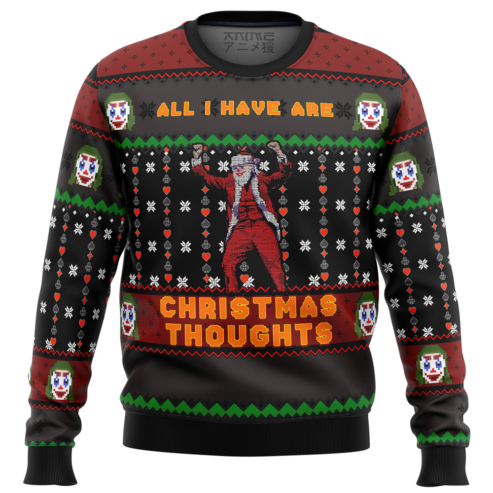 Joker All I Have are Xmas Thoughts Ugly Christmas Sweater- Best Christmas Gifts 2023